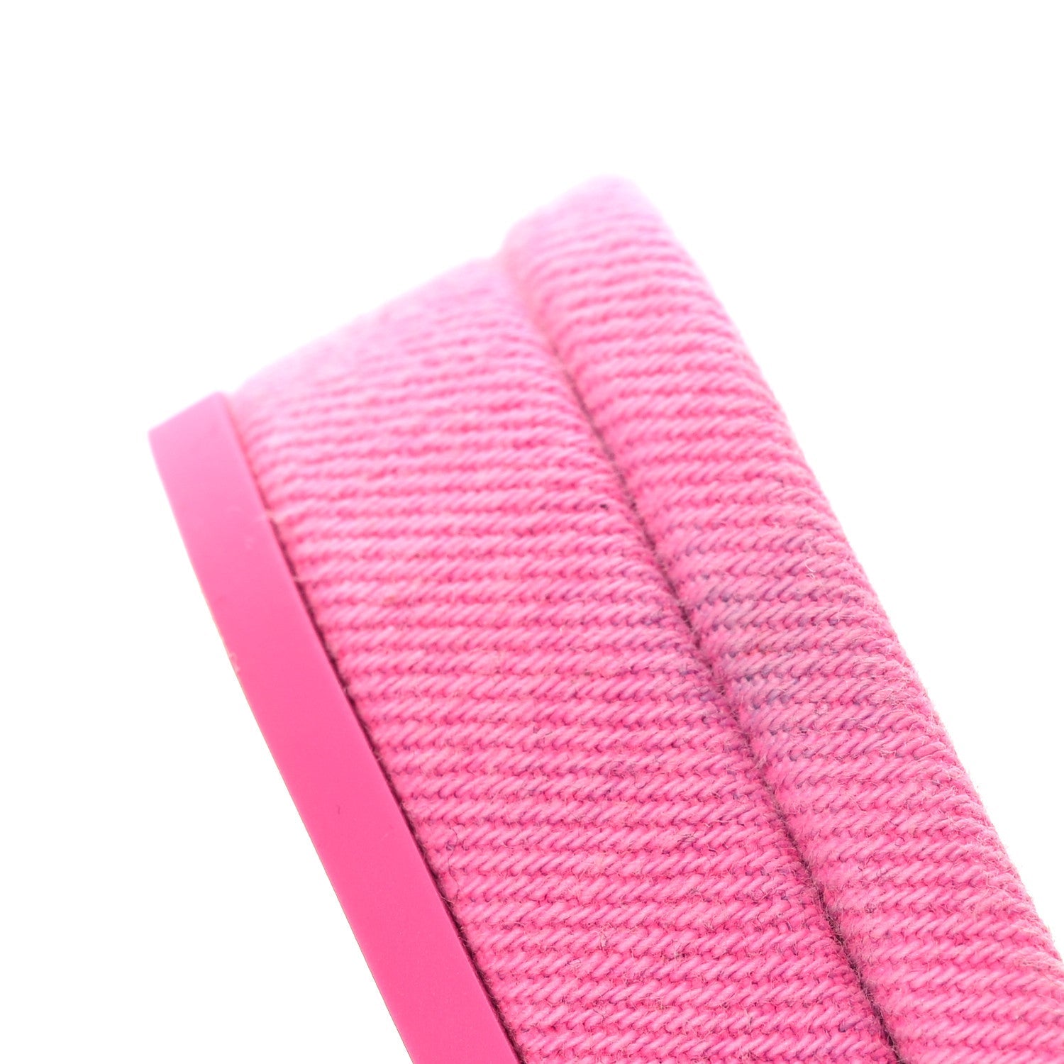 Denim Cap Toe CC Slingback Flat 40 Neon Pink
