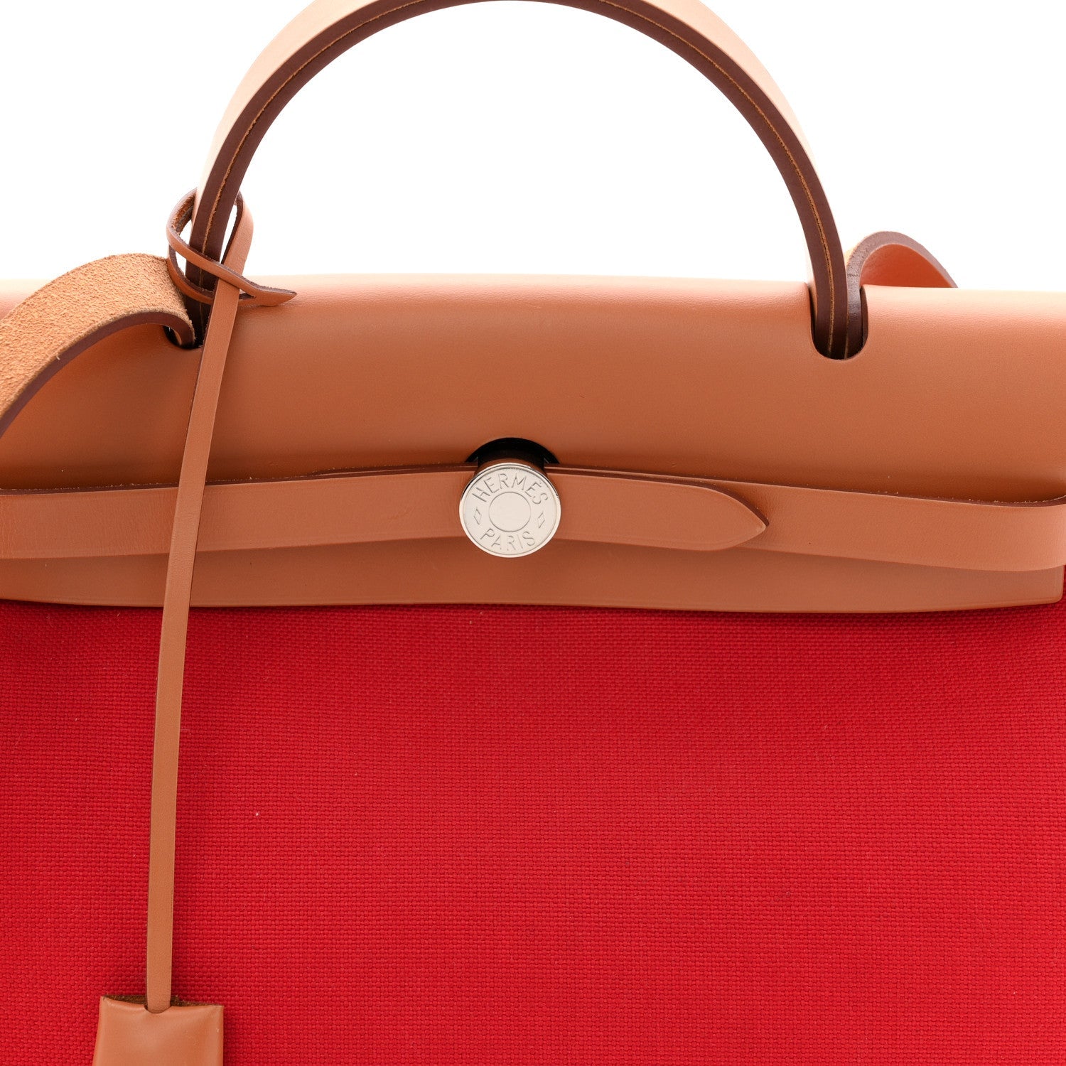Vache Hunter Toile Herbag Zip 31 PM Rouge Tomate Natural