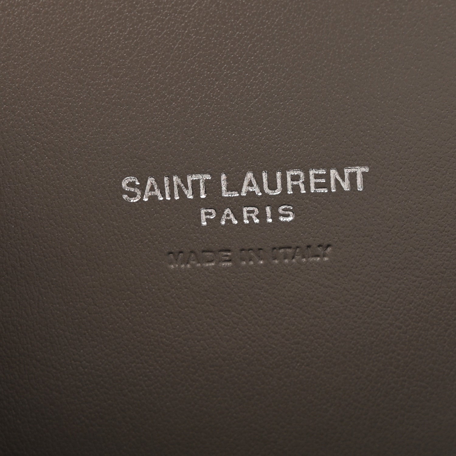 Grained Calfskin Baby Sac De Jour Fog