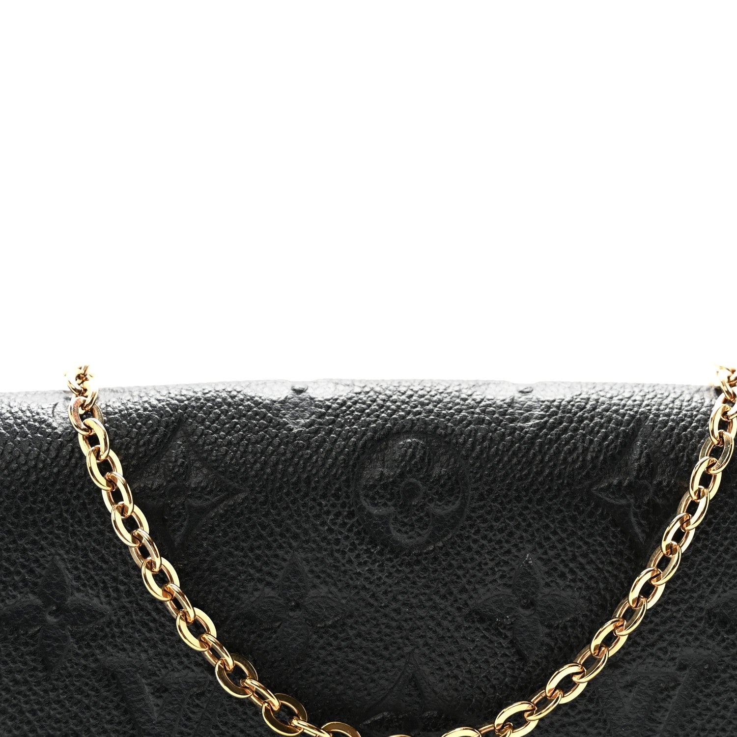 Empreinte Pochette Felicie Chain Wallet Black