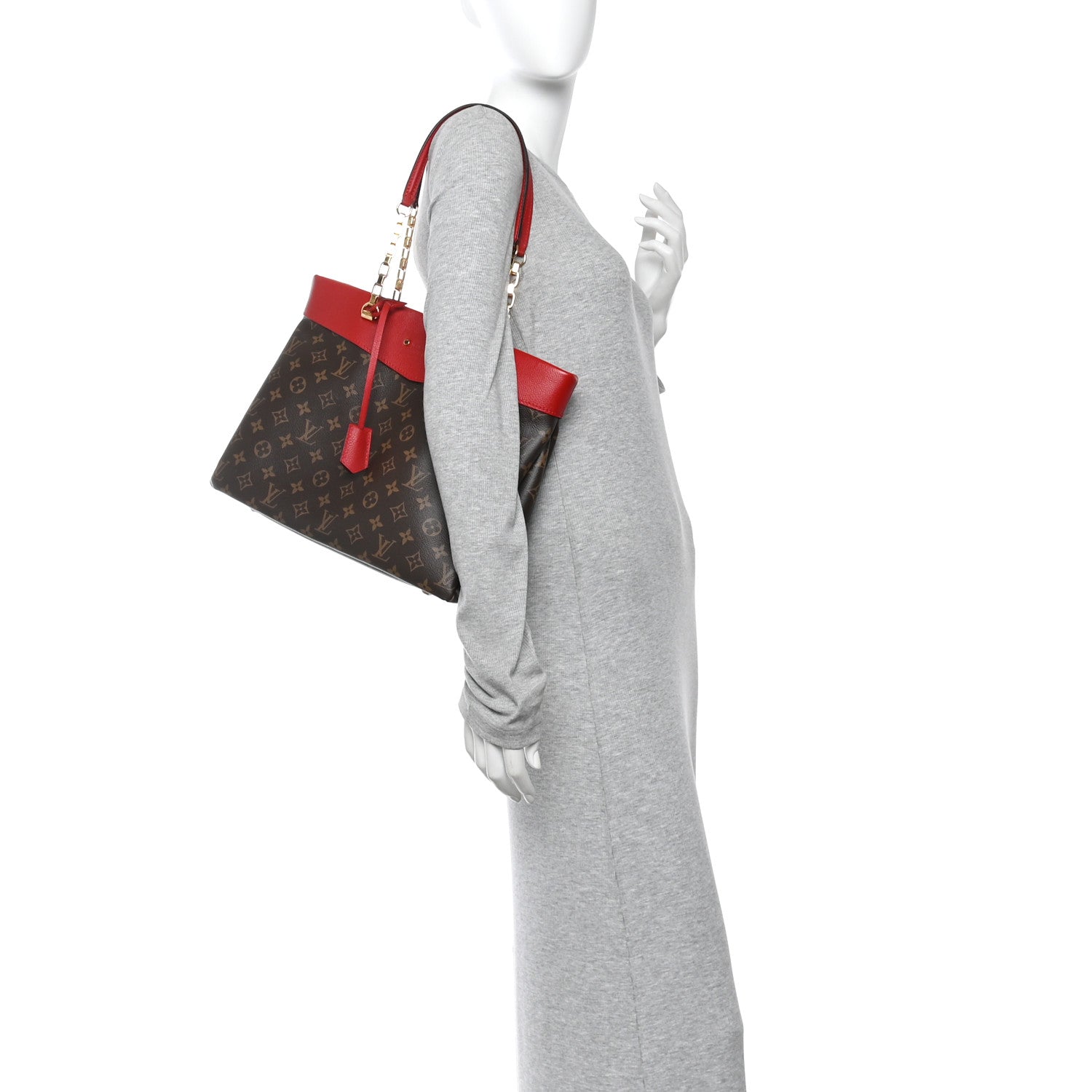 Monogram Pallas Shopper Cherry