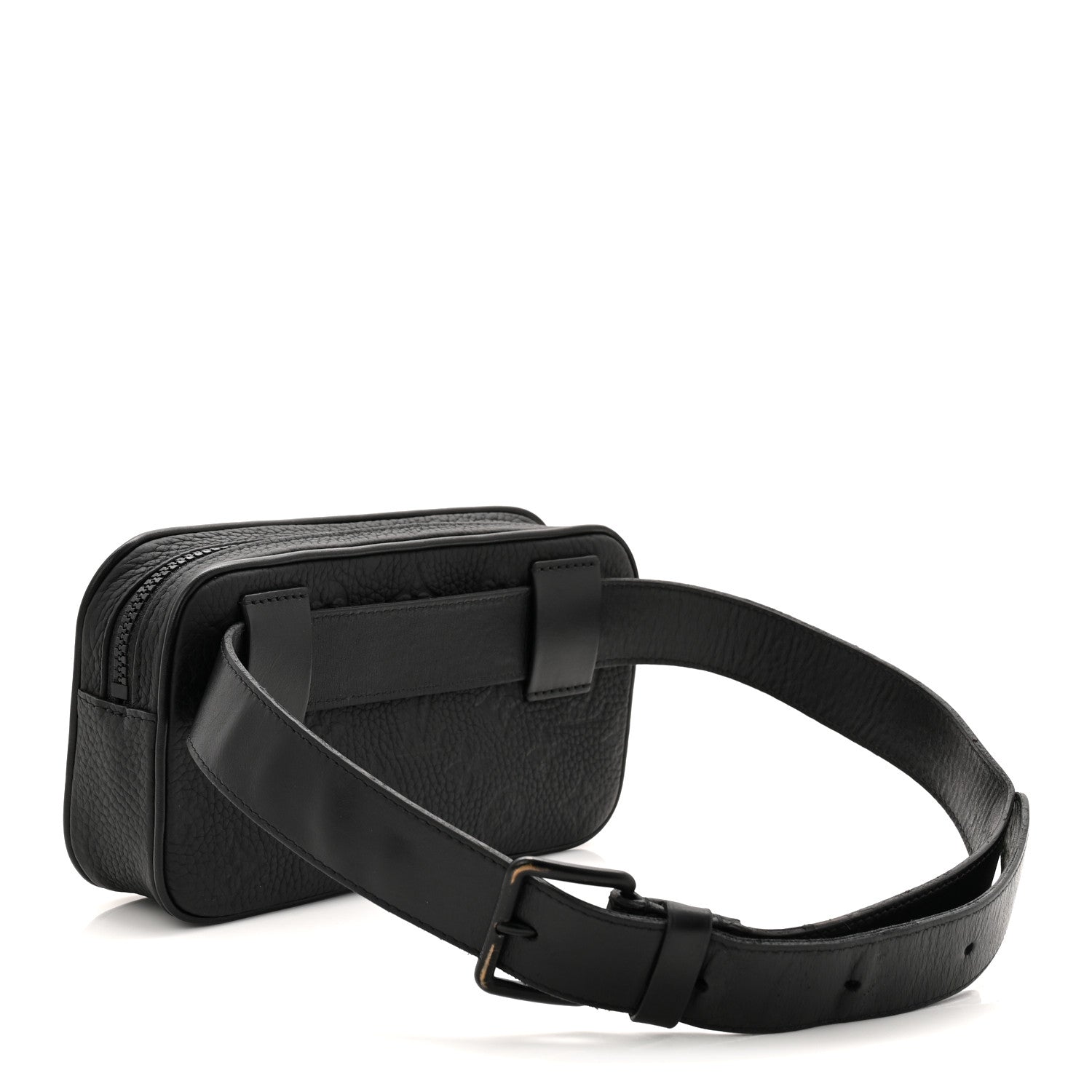 Taurillon Monogram Uniformes Solar Ray Soft Pochette Volga Belt Bag Black