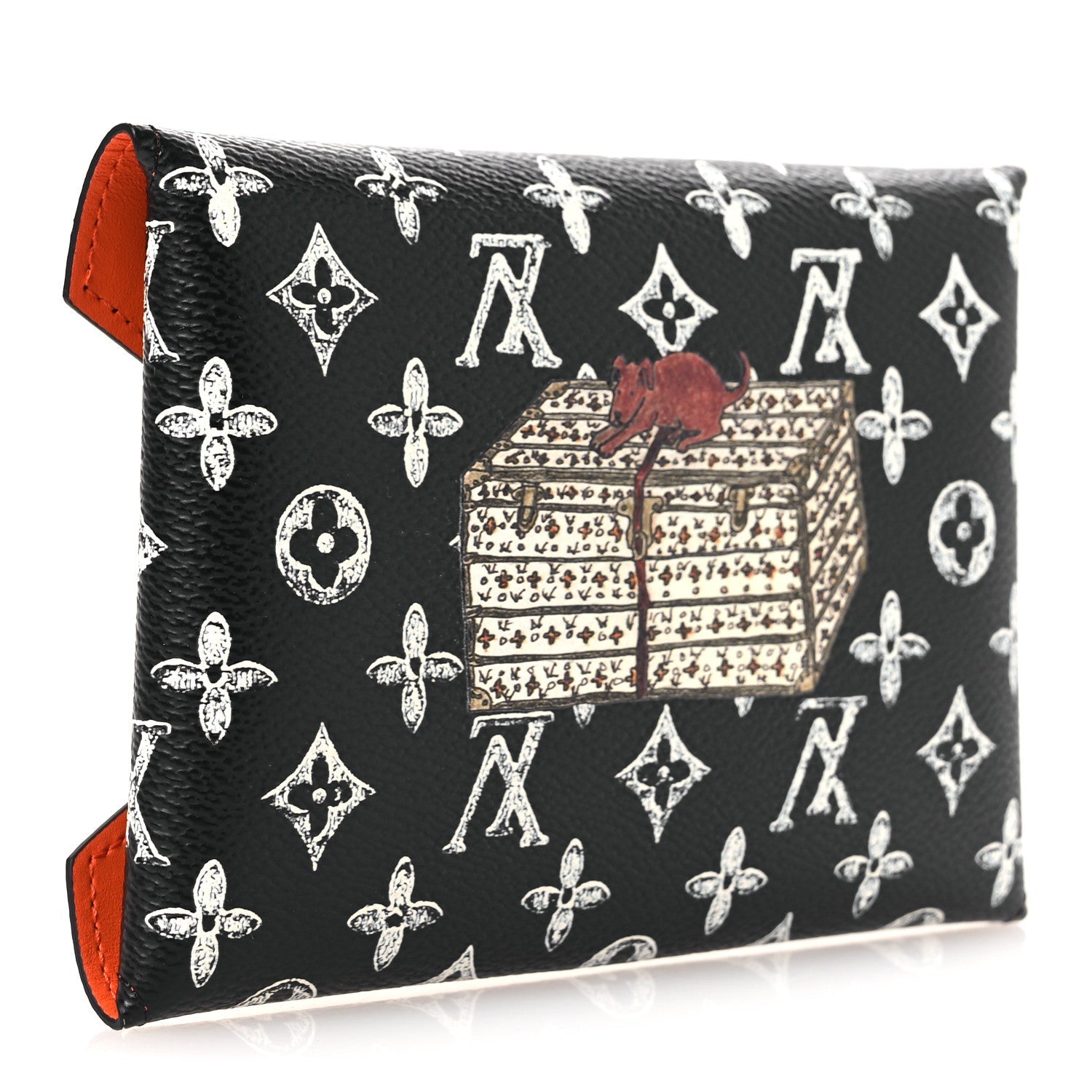 Catogram Medium Kirigami Pochette Black