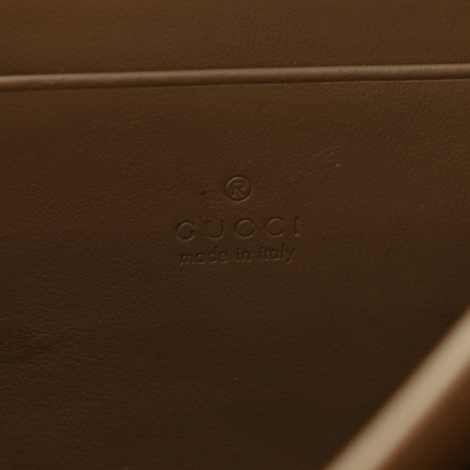 GG Supreme Monogram Mini Dionysus Chain Wallet Beige Taupe