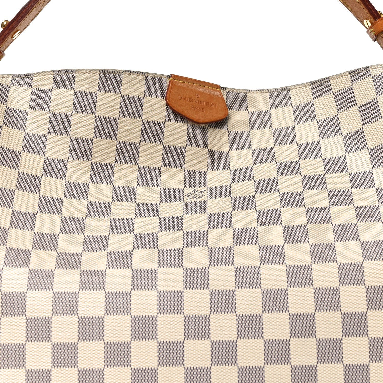 Damier Azur Graceful MM Rose Ballerine