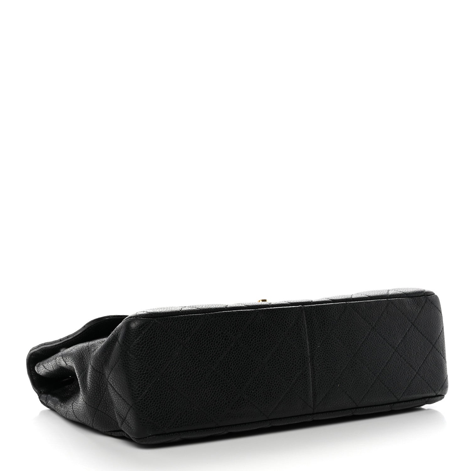 Caviar Quilted Jumbo Single Flap Black
