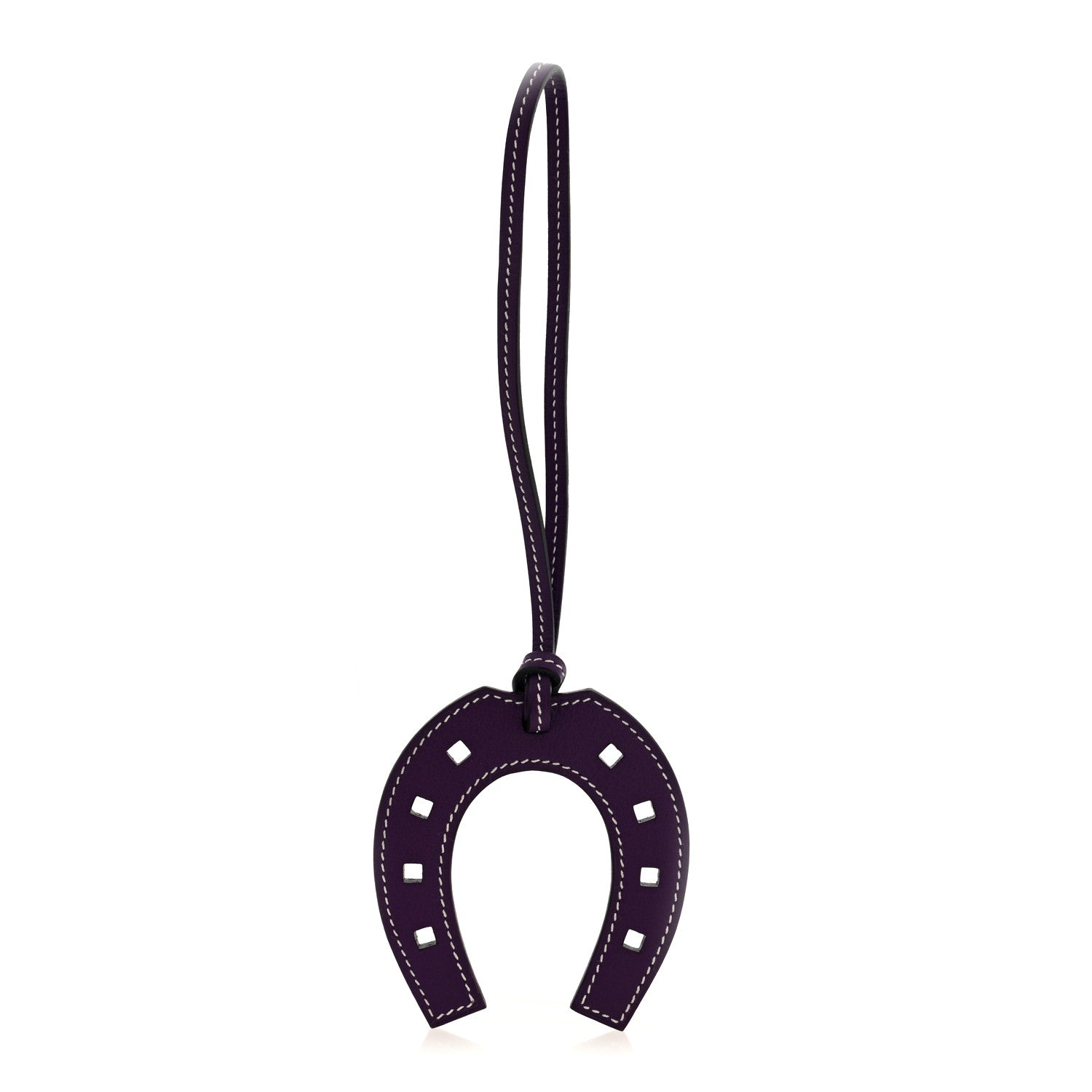 Swift Paddock Horseshoe Bag Charm Ultraviolet