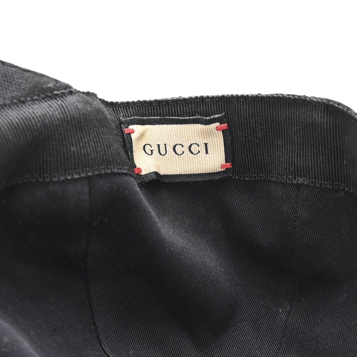 Monogram Web Baseball Hat L Black