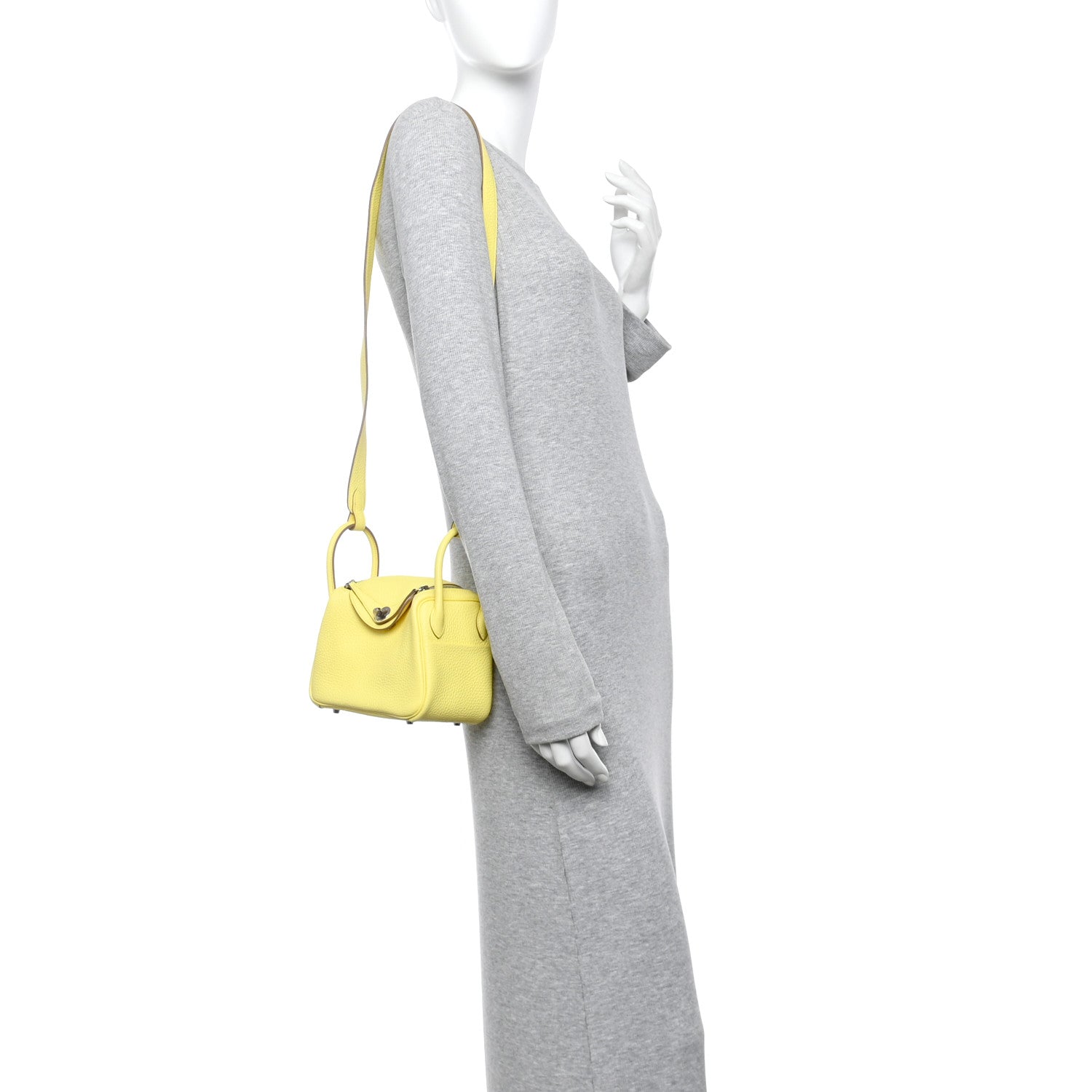 Taurillon Clemence Mini Lindy 20 Limoncello