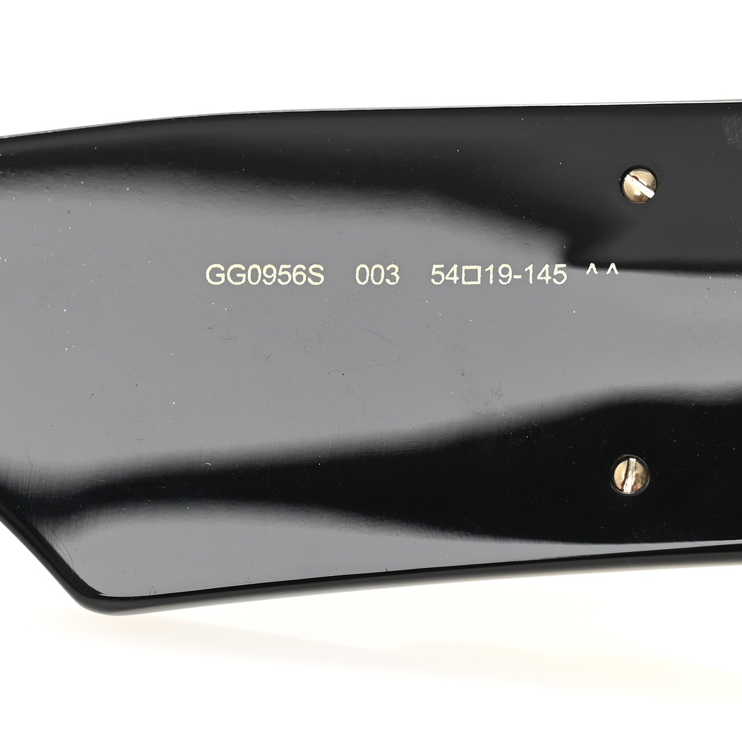 Acetate Square Frame Sunglasses GG0956S Black