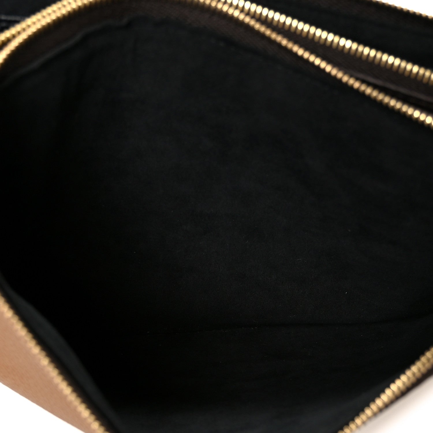 Reverse Monogram Giant Double Zip Pochette