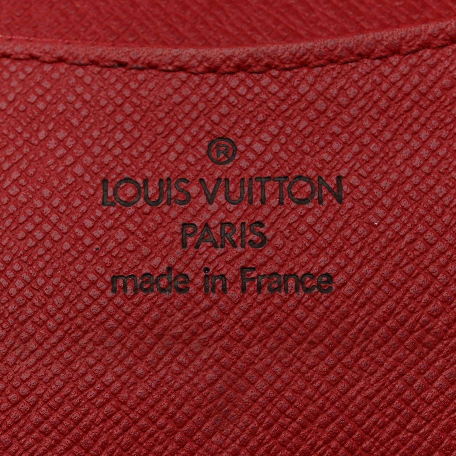 Monogram Josephine Wallet Red