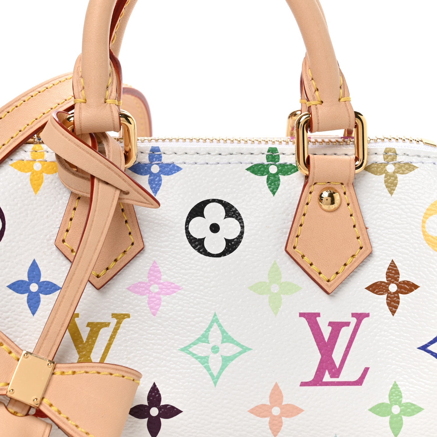 LV X TM Monogram Multicolor Nano Speedy White