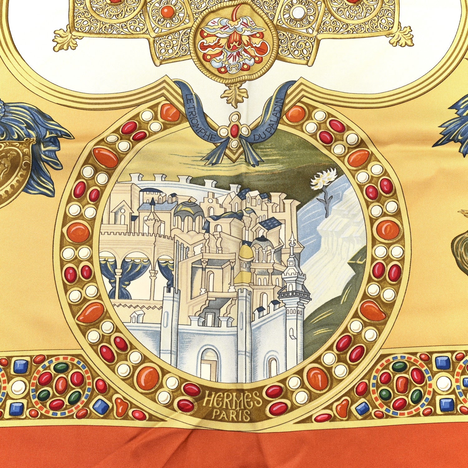 Silk Le Triomphe Du Paladin Scarf 90