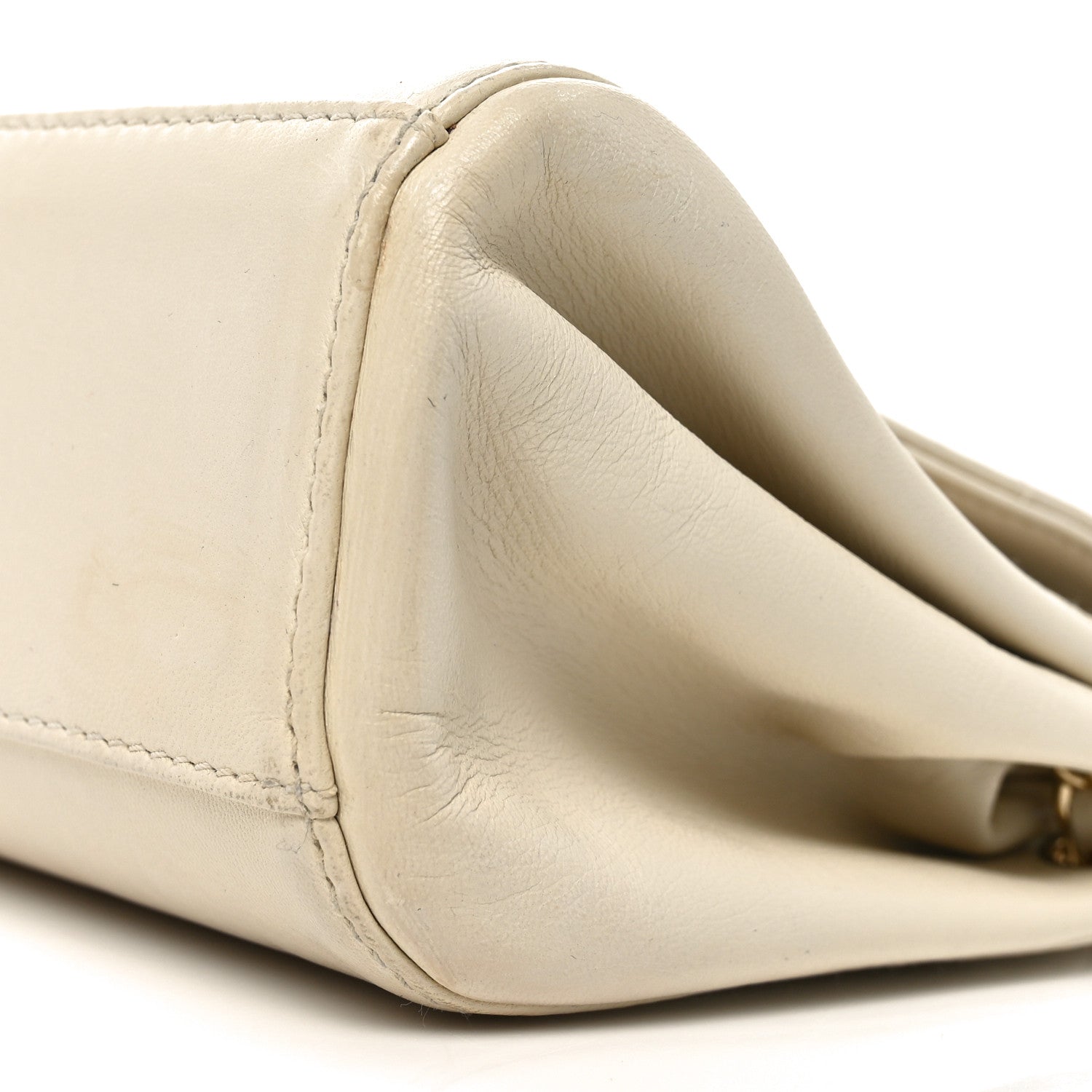 Lambskin Chocolate Bar Accordion Mademoiselle Ivory