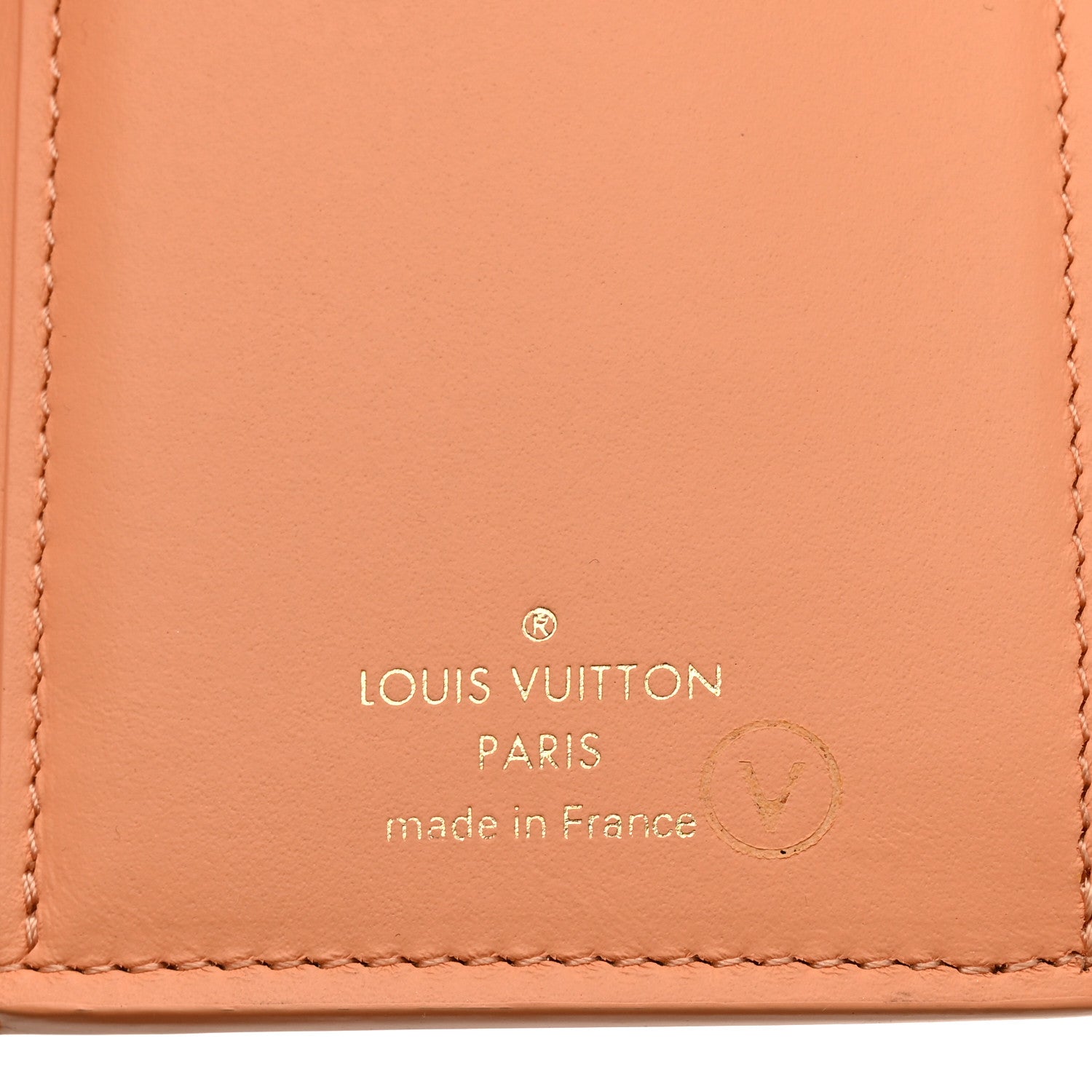 Taurillon Capucines Compact Maxi Wallet Apricot Orange