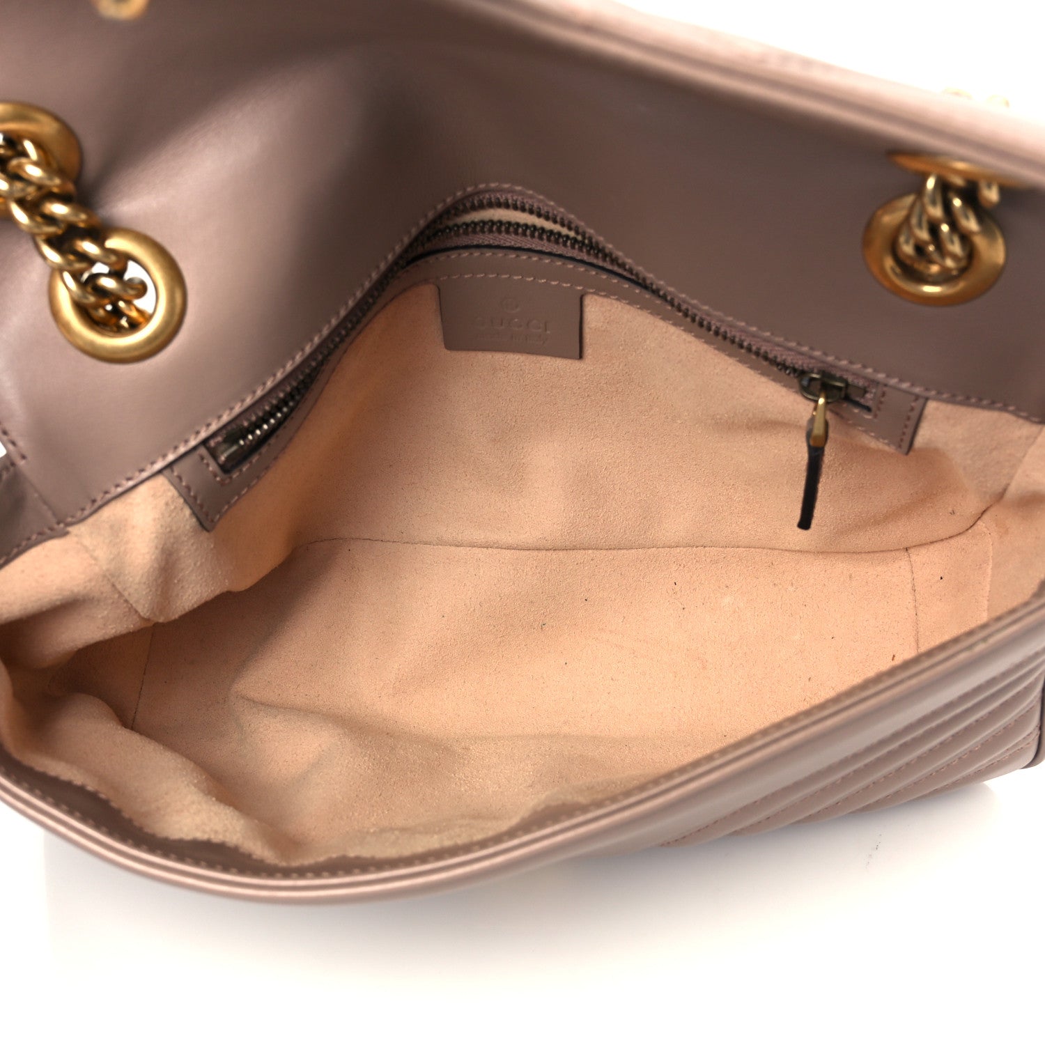 Calfskin Matelasse Small GG Marmont Shoulder Bag Porcelain Rose