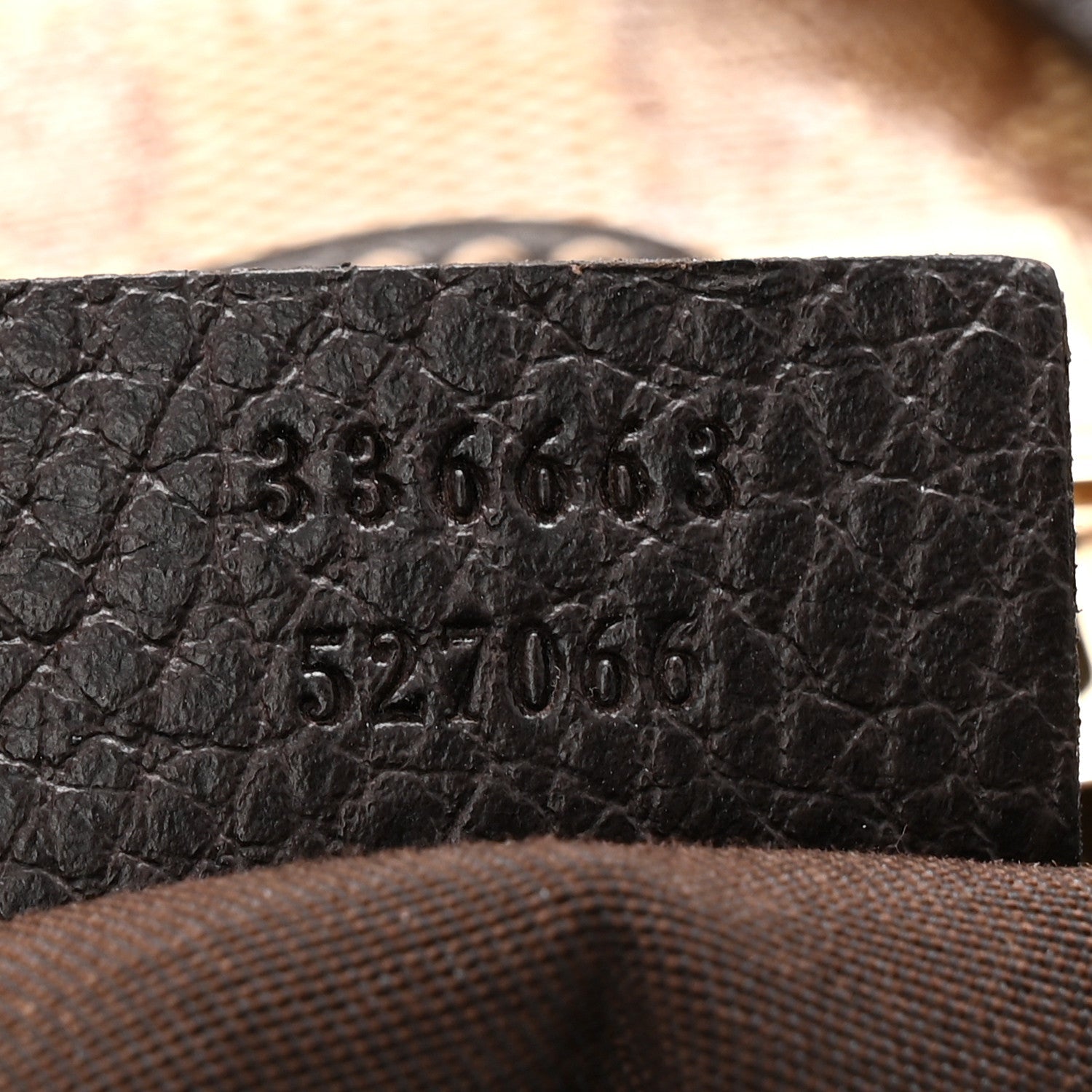 Crystal Monogram Tote Brown Brown