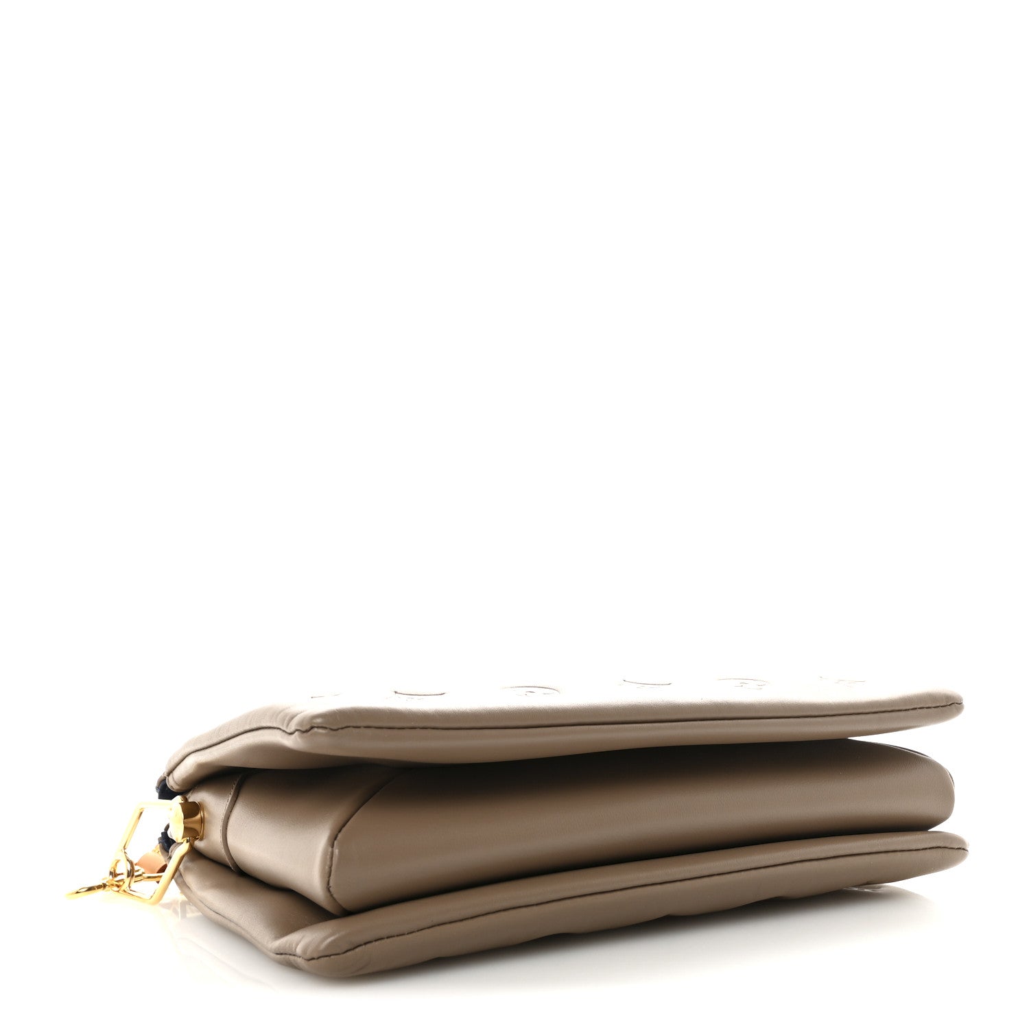 Lambskin Embossed Monogram Coussin PM Taupe