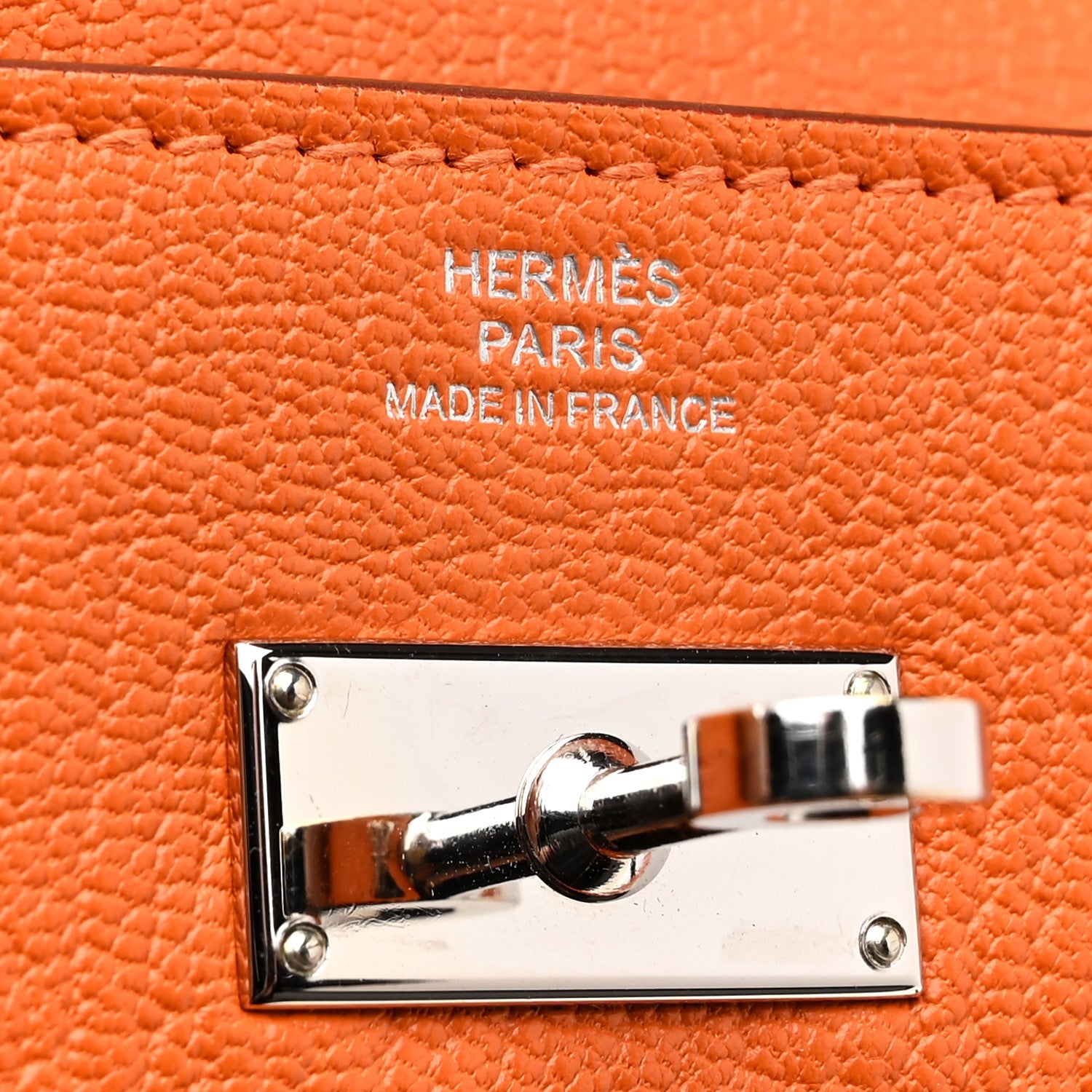 Chevre Mysore Kelly Longue Wallet Orange