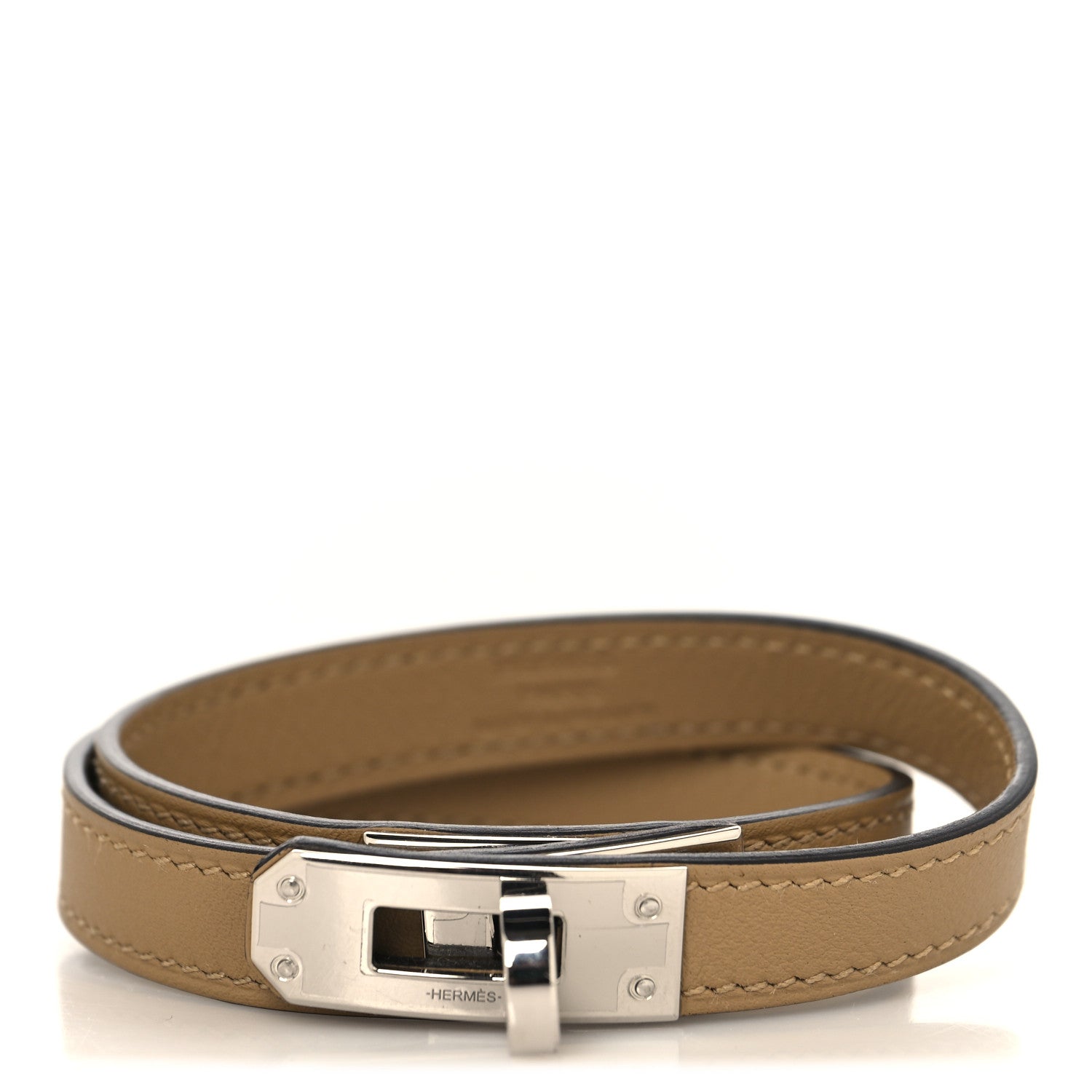Swift Kelly Double Tour Bracelet Beige