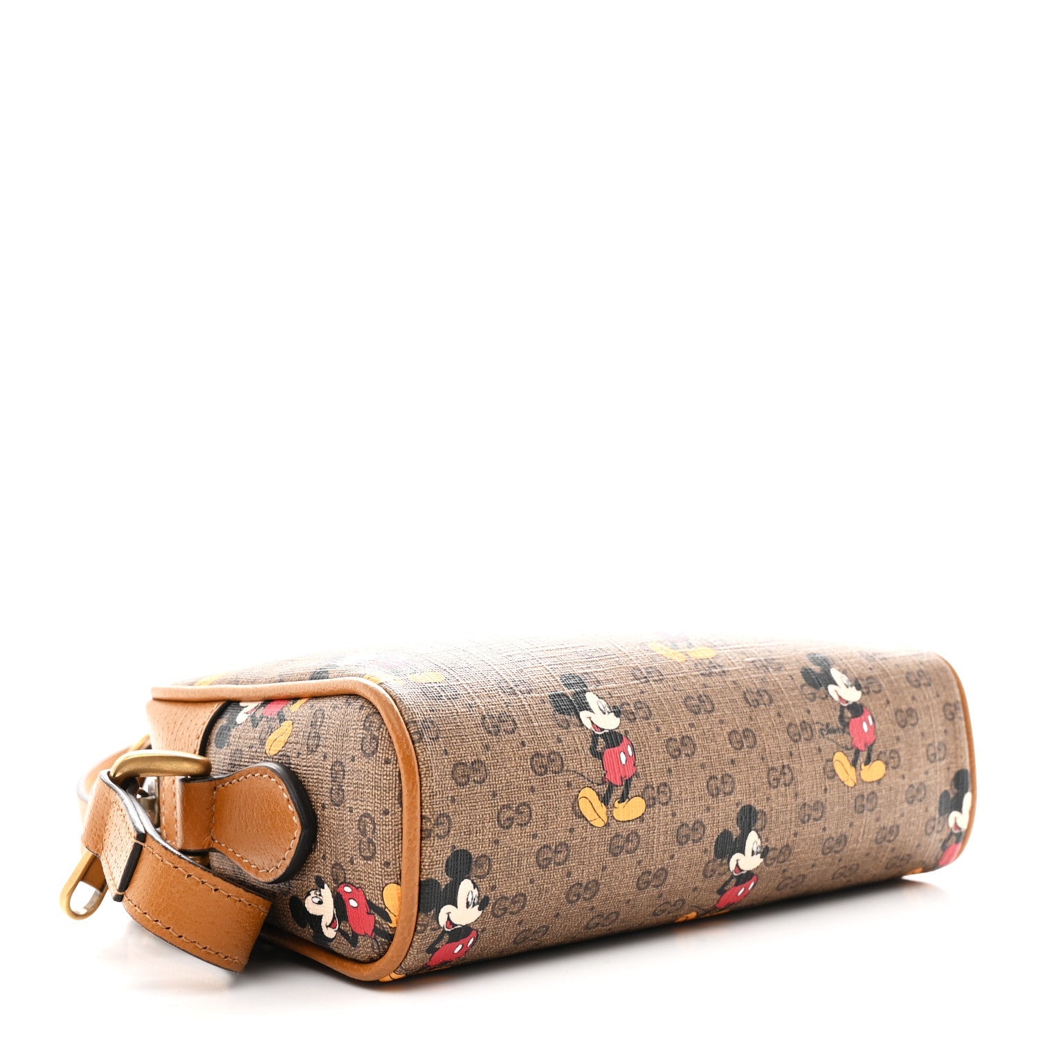 X DISNEY Mini Vintage GG Supreme Monogram Mickey Mouse Shoulder Bag Beige Vintage Sun Oil