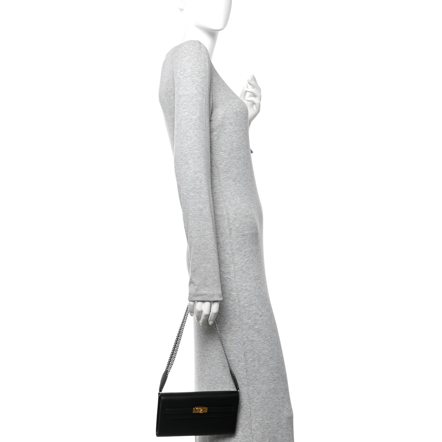 Evercolor Cavale Kelly Wallet To Go Black Ecru