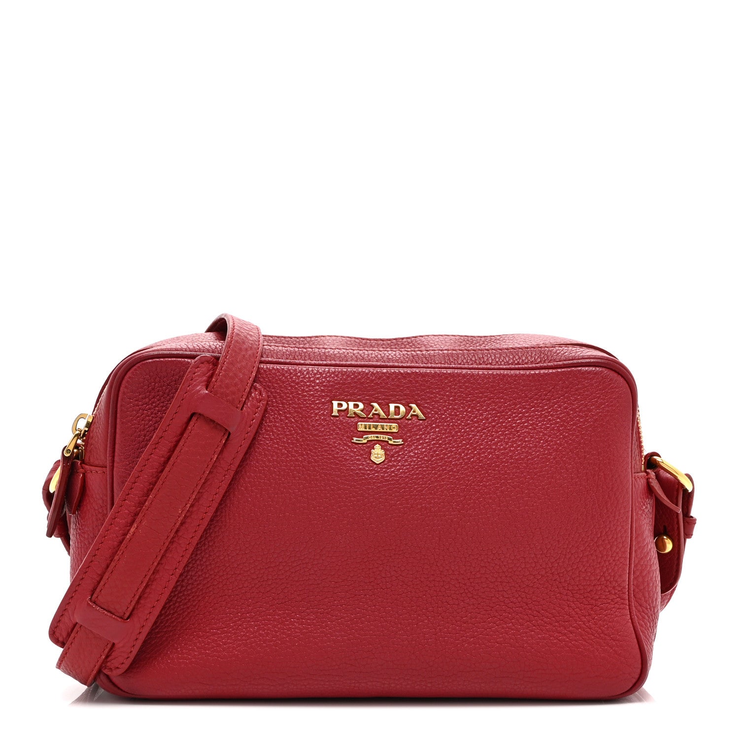 Vitello Phenix Camera Bag Rosso