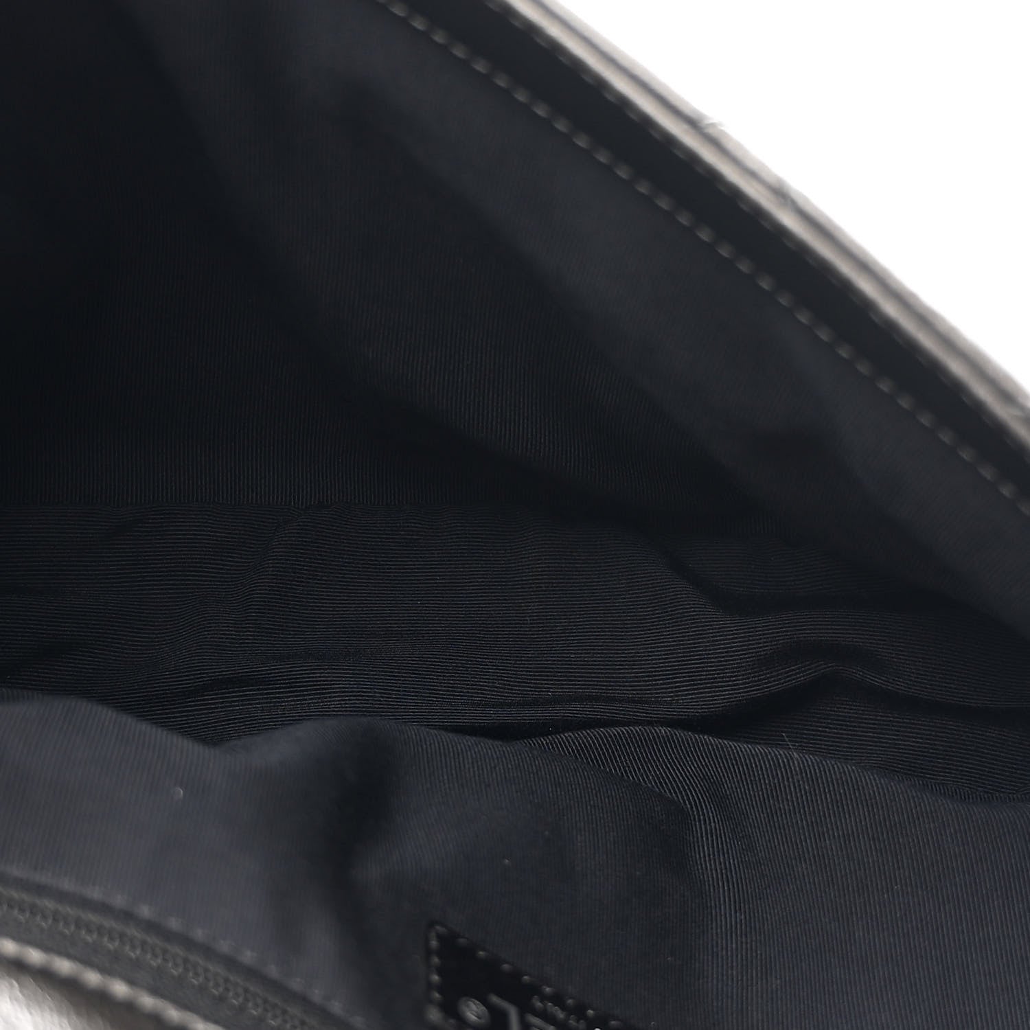 Metallic Calfskin Quilted Medium Chain Me Flap Grey