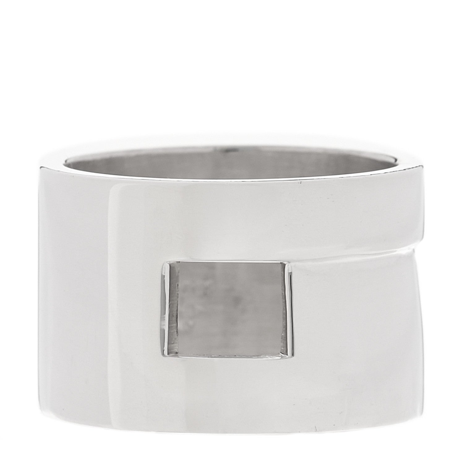 Sterling Silver Square Cutout Ring 54 7