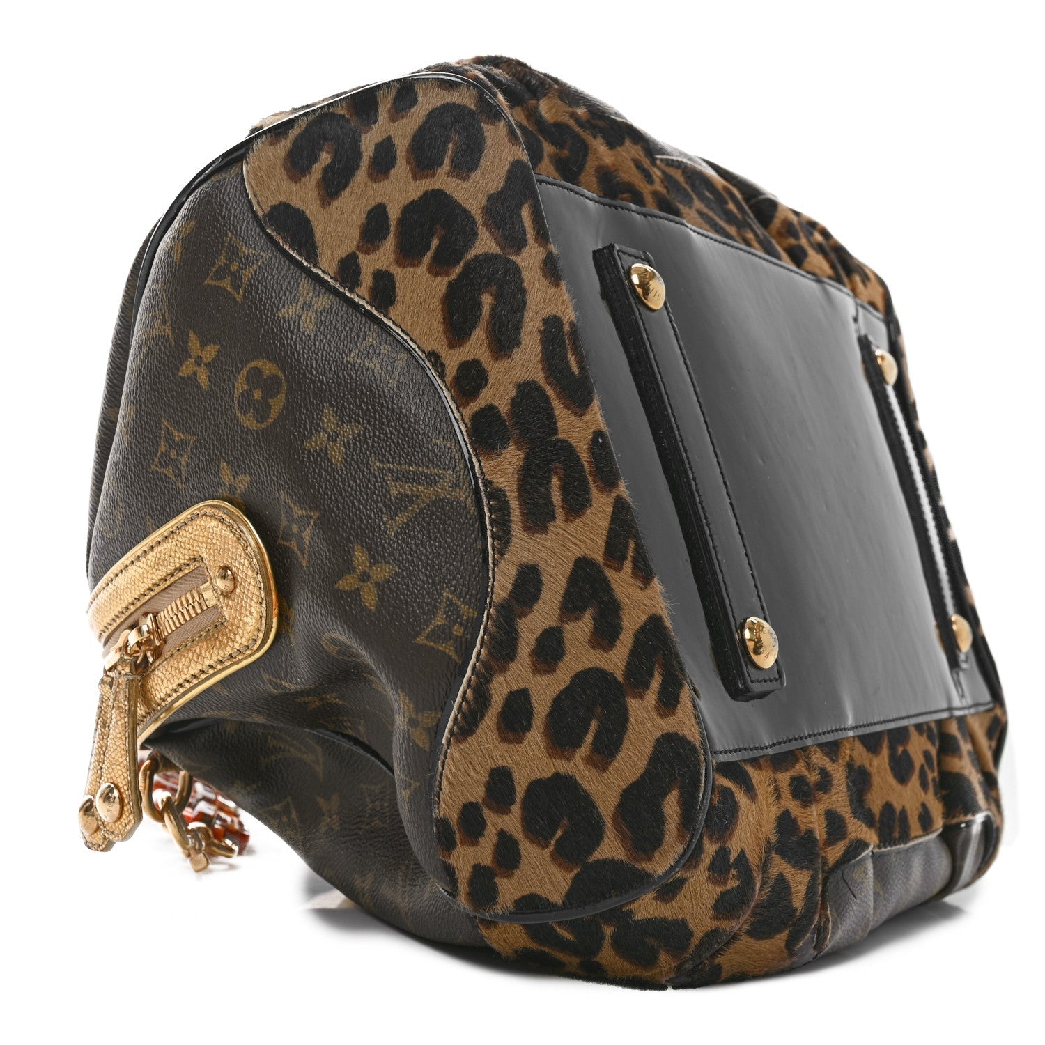 Monogram Leopard Stephen Bag