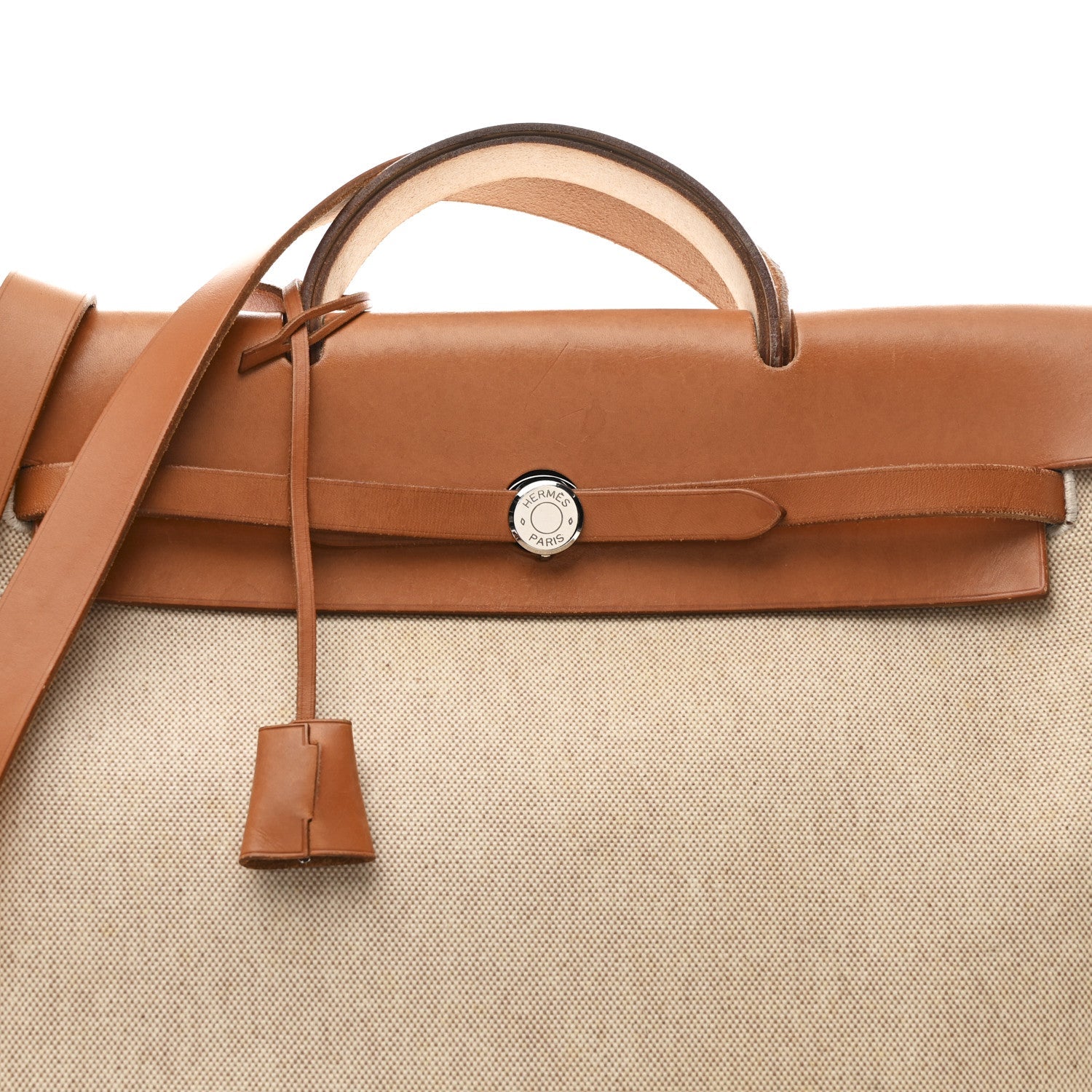 Toile Vache Calfskin Herbag 39 MM Black Natural