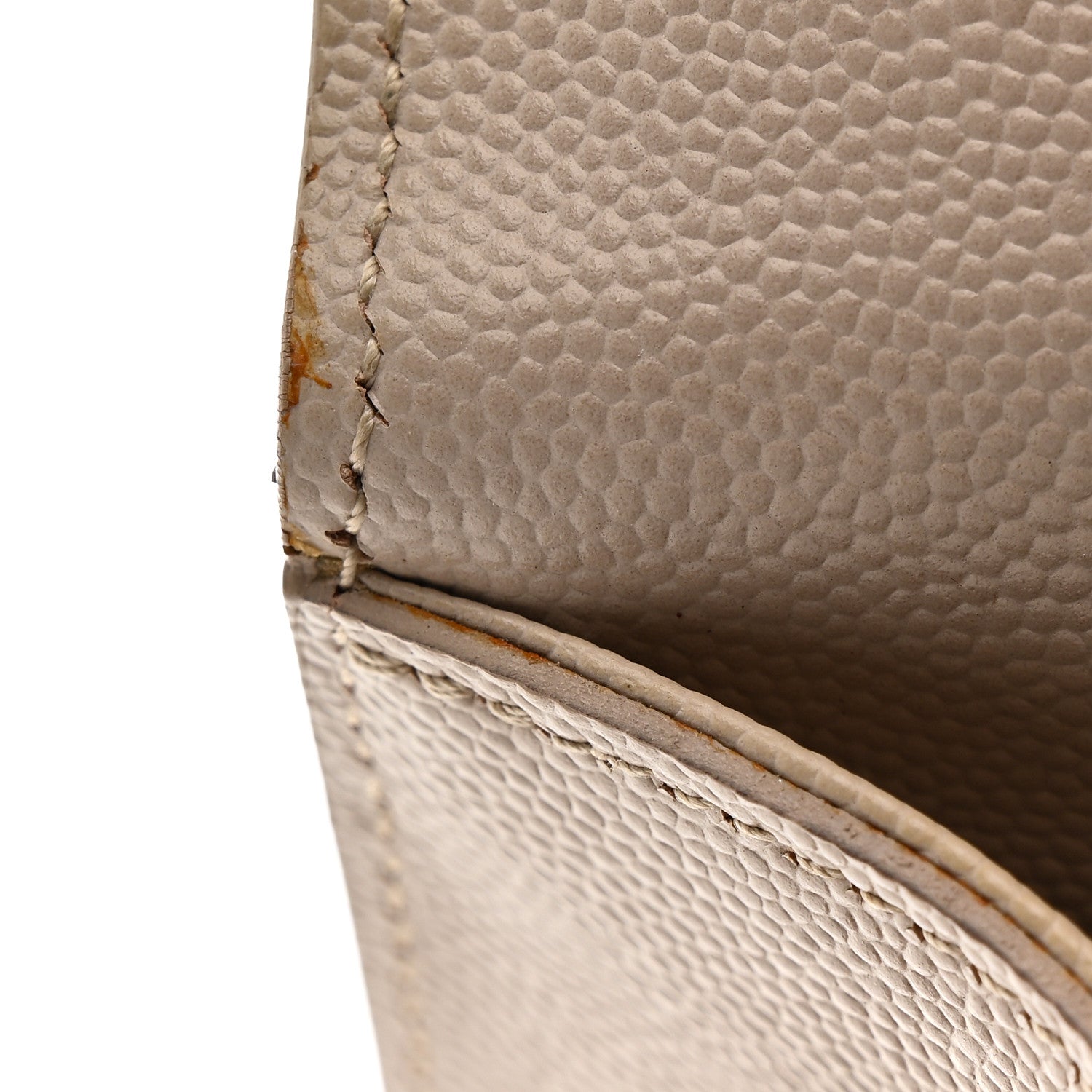 Grain De Poudre Classic Kate Monogram Clutch Nude Powder