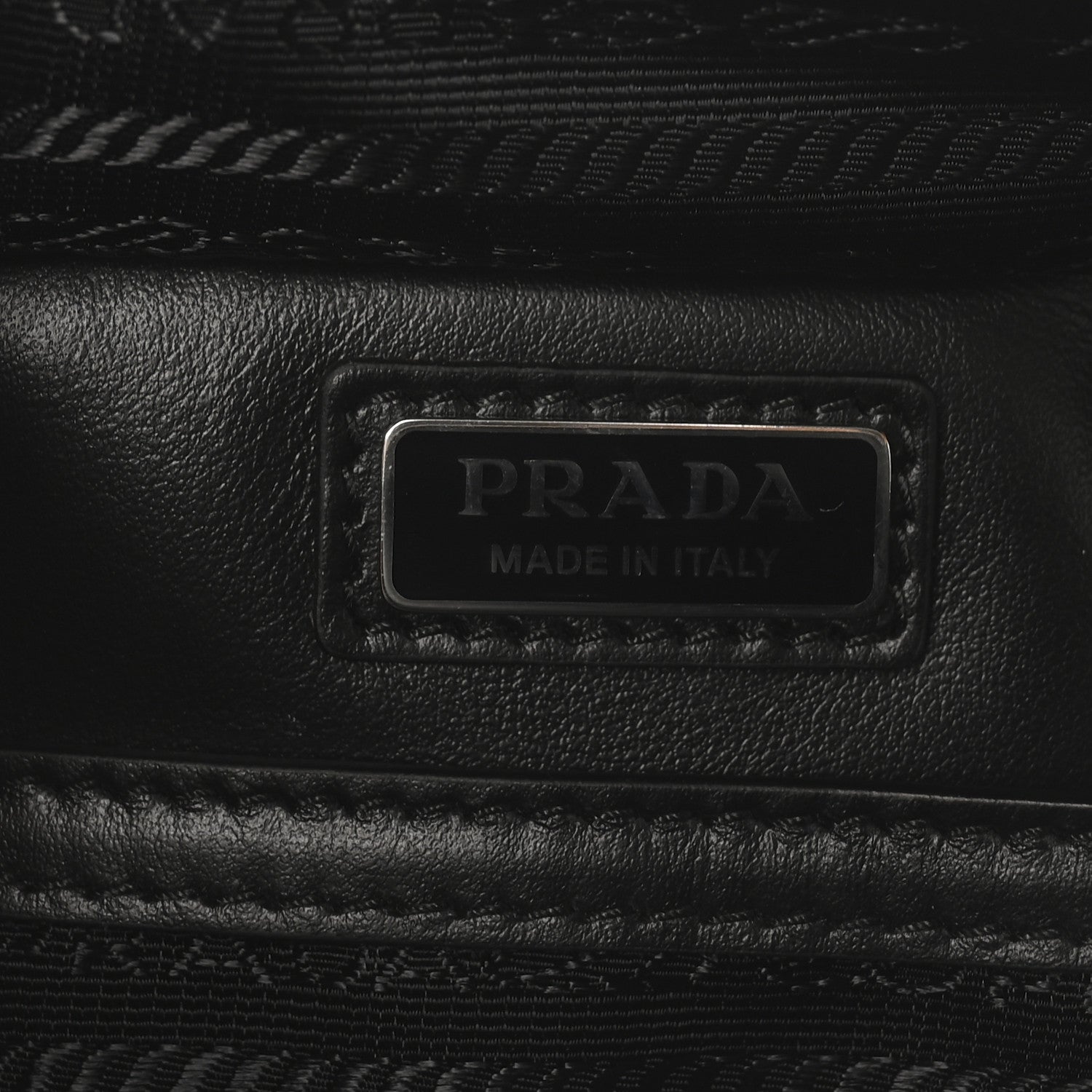 Spazzolato Medium Brique Crossbody Bag Black