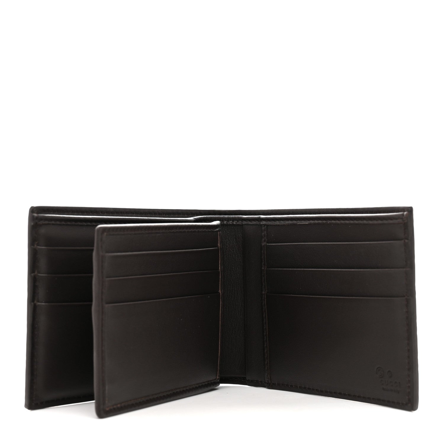 Micoguccissima Bi-Fold Wallet Brown