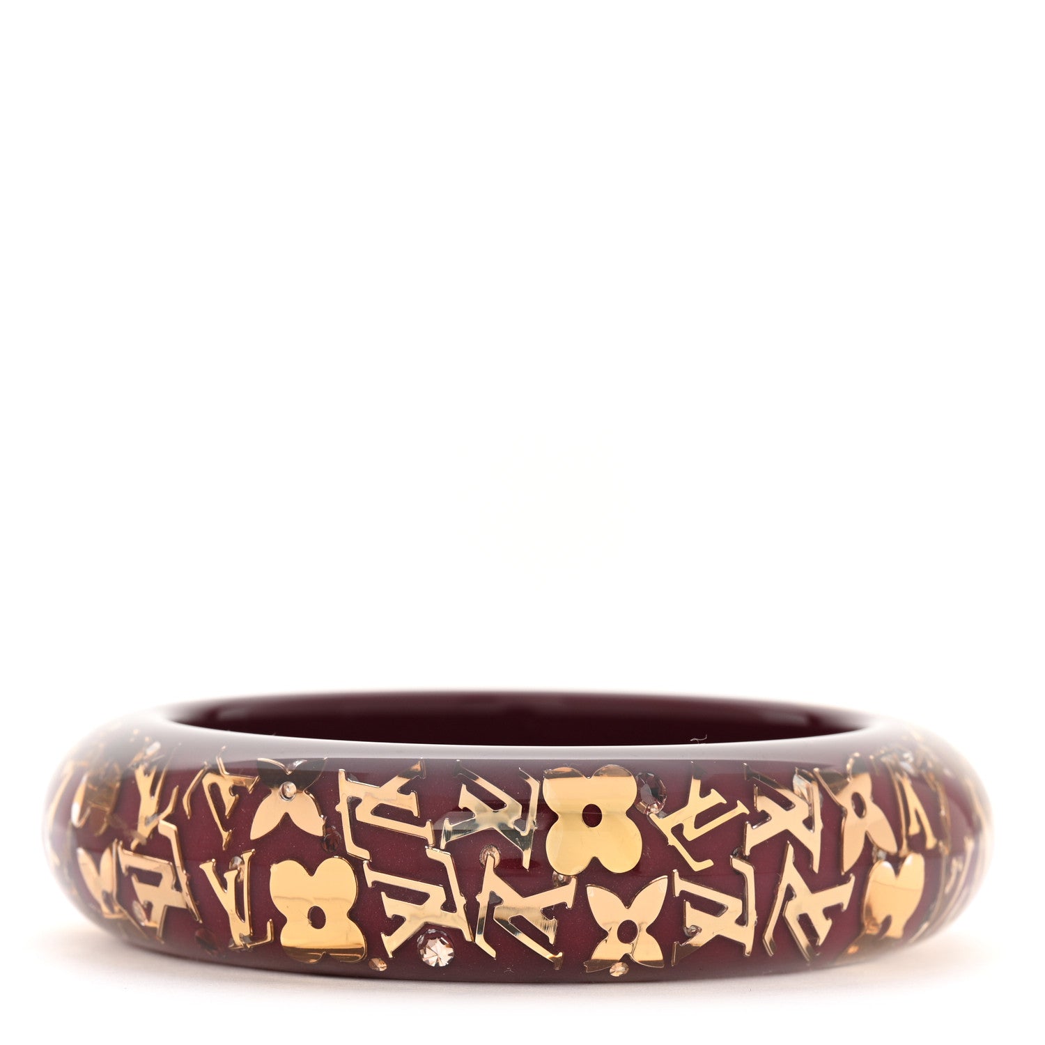Resin Swarovski Medium Inclusion Bracelet GM Bordeaux
