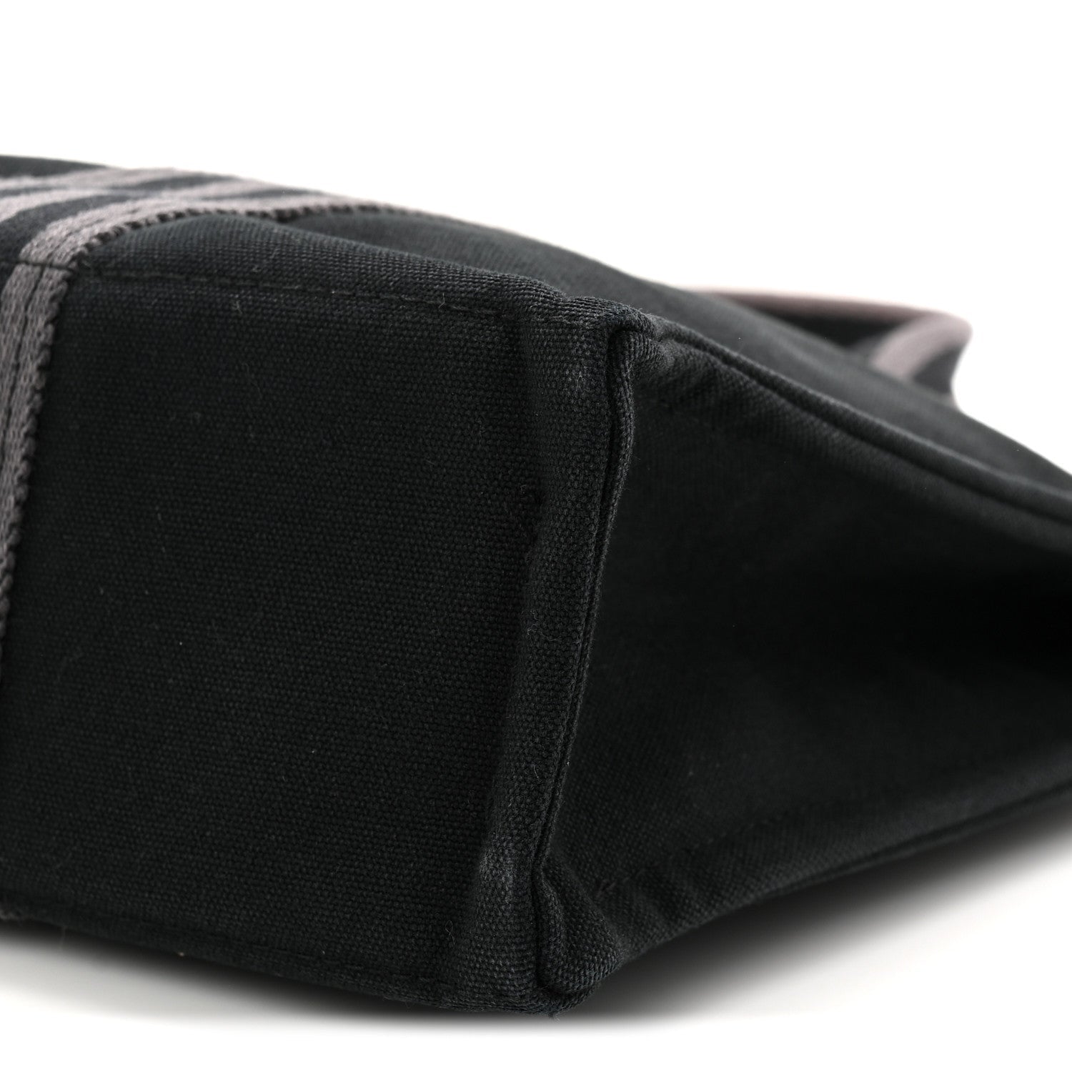 Canvas Herline PM Tote  Black