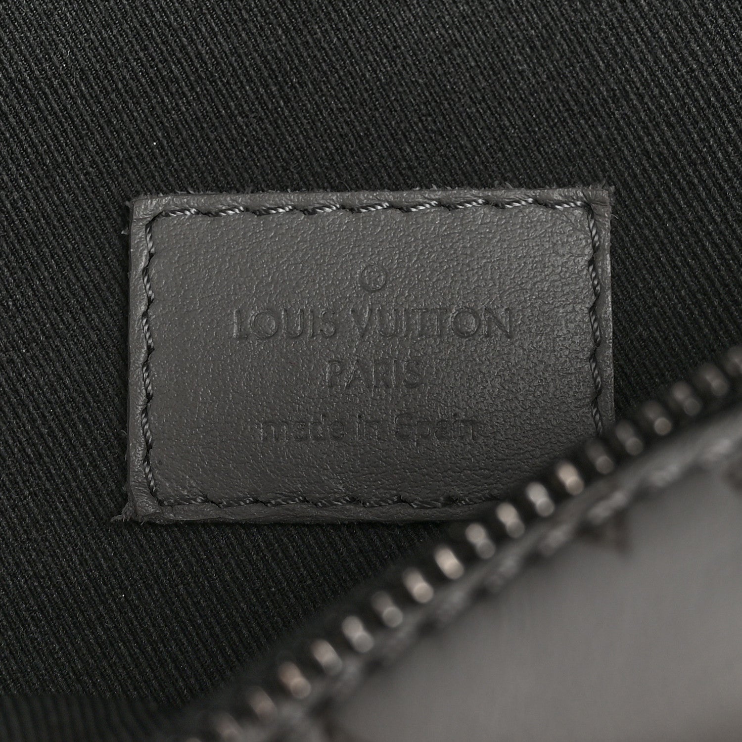 Calfskin Monogram Shadow Discovery Bumbag PM Gray