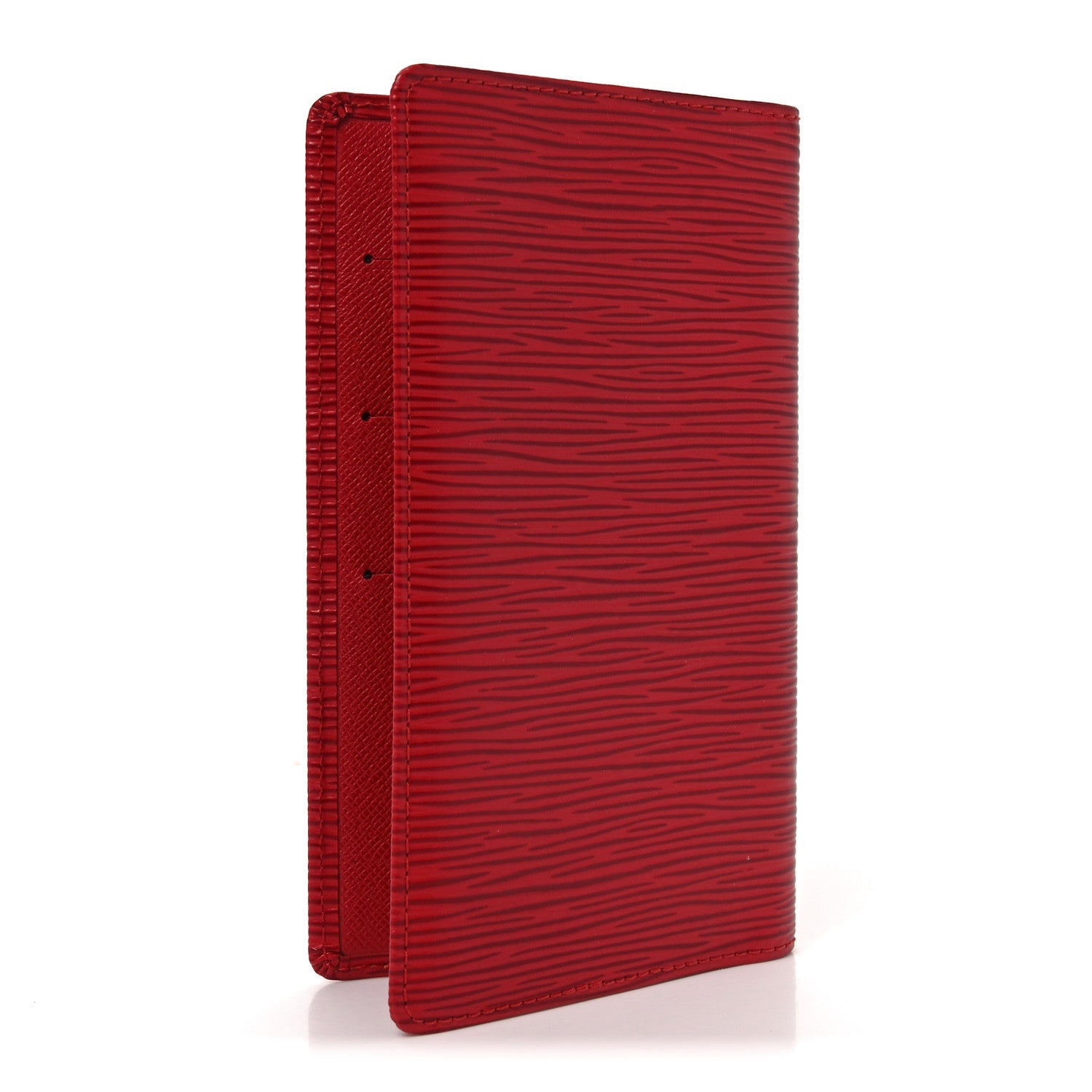 Epi Checkbook Organizer Wallet Castillan Red