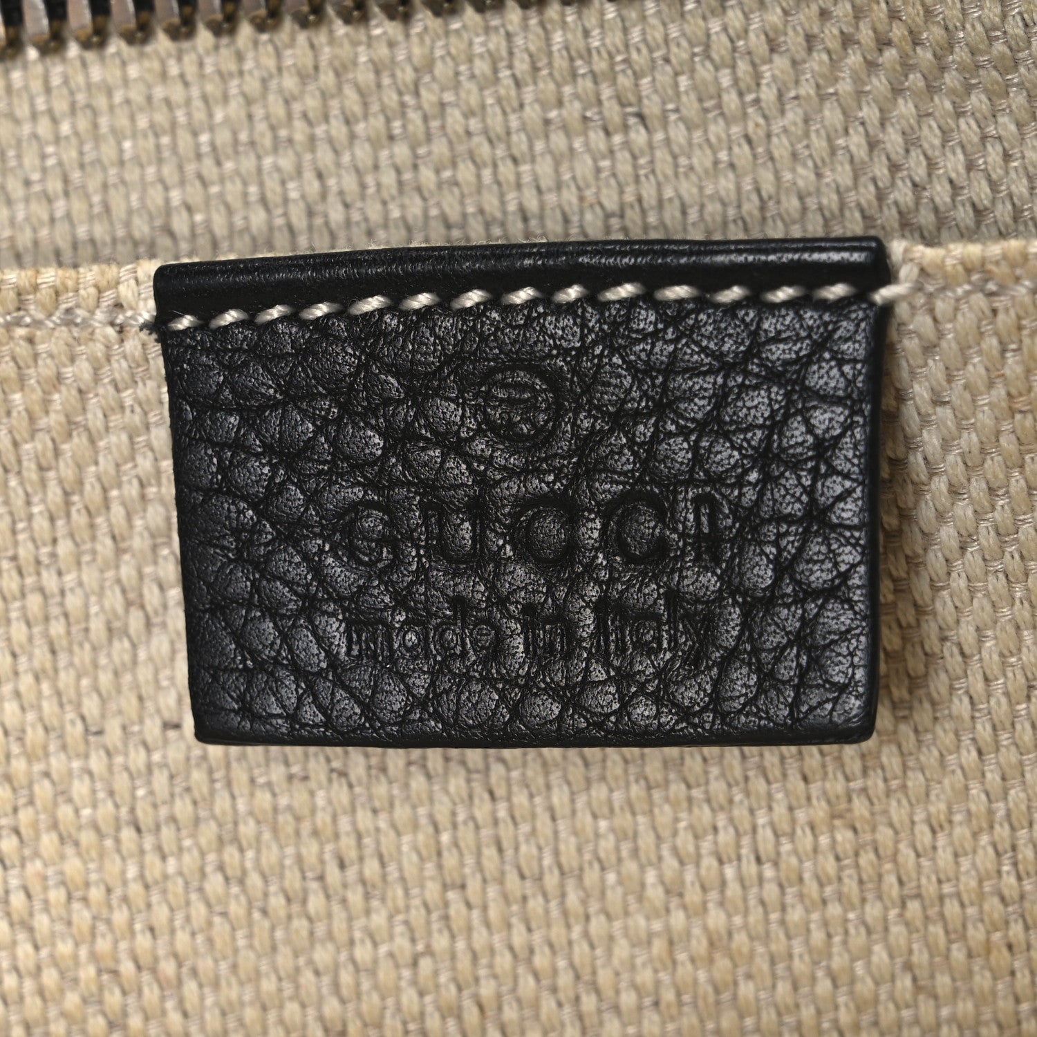 Pebbled Calfskin Small Soho Disco Bag Black