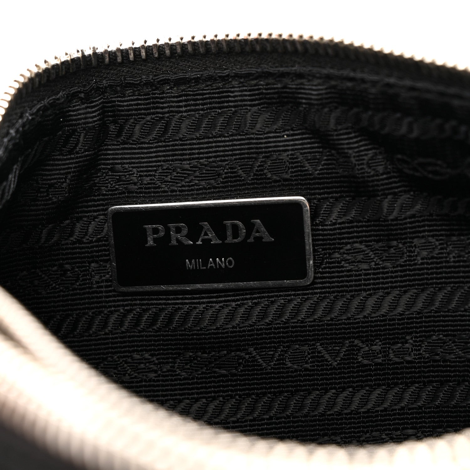 Re-Nylon Saffiano Re-Edition 2000 Double Zip Crossbody Bag Black
