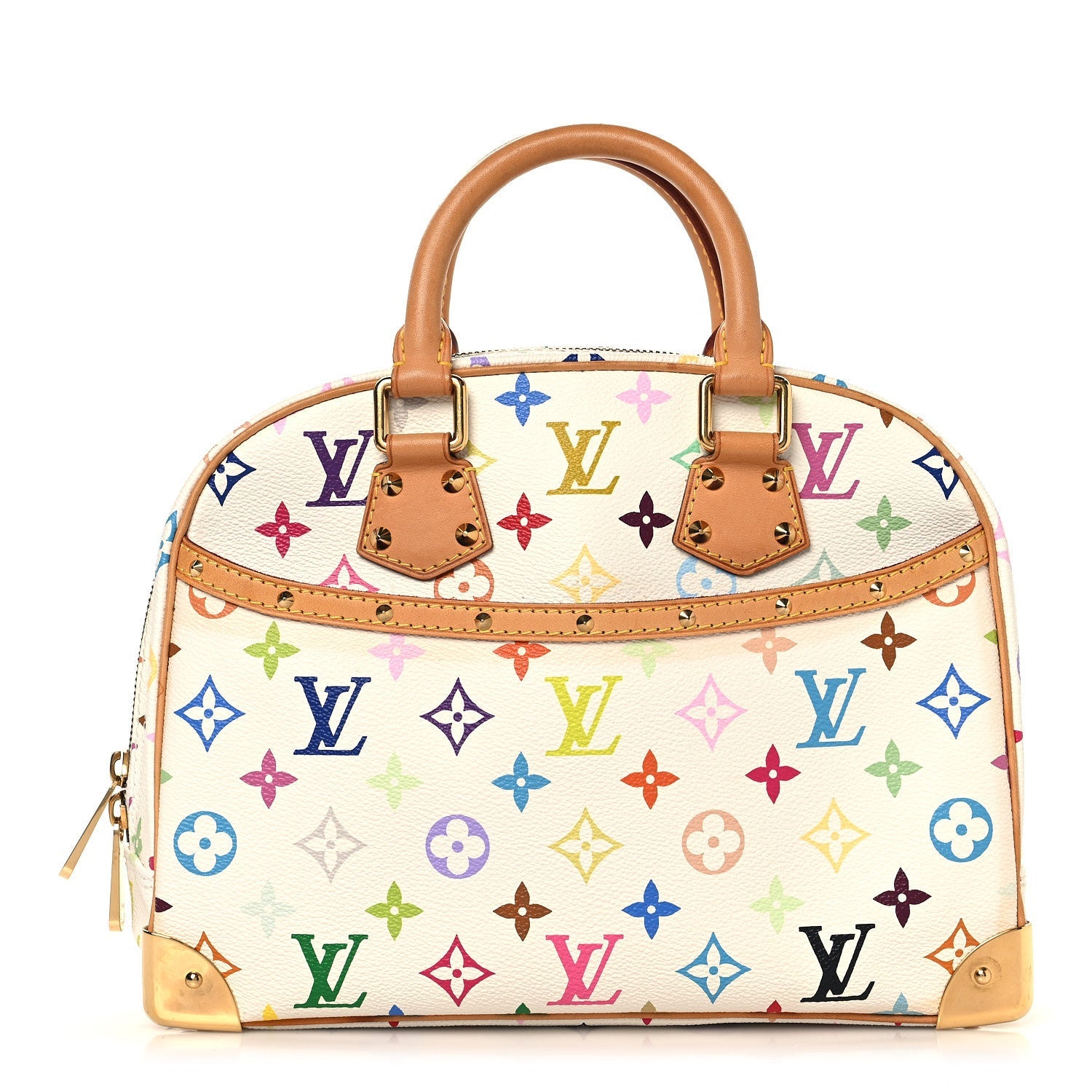Monogram Multicolor Trouville White