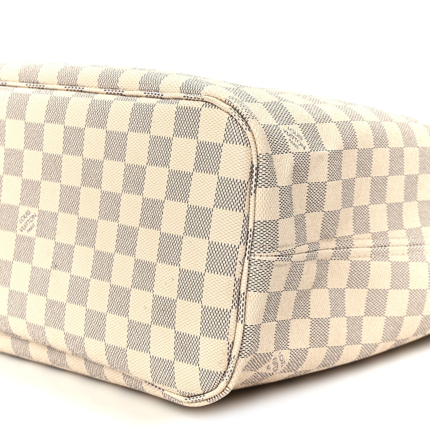 Damier Azur Neo Neverfull MM Rose Ballerine