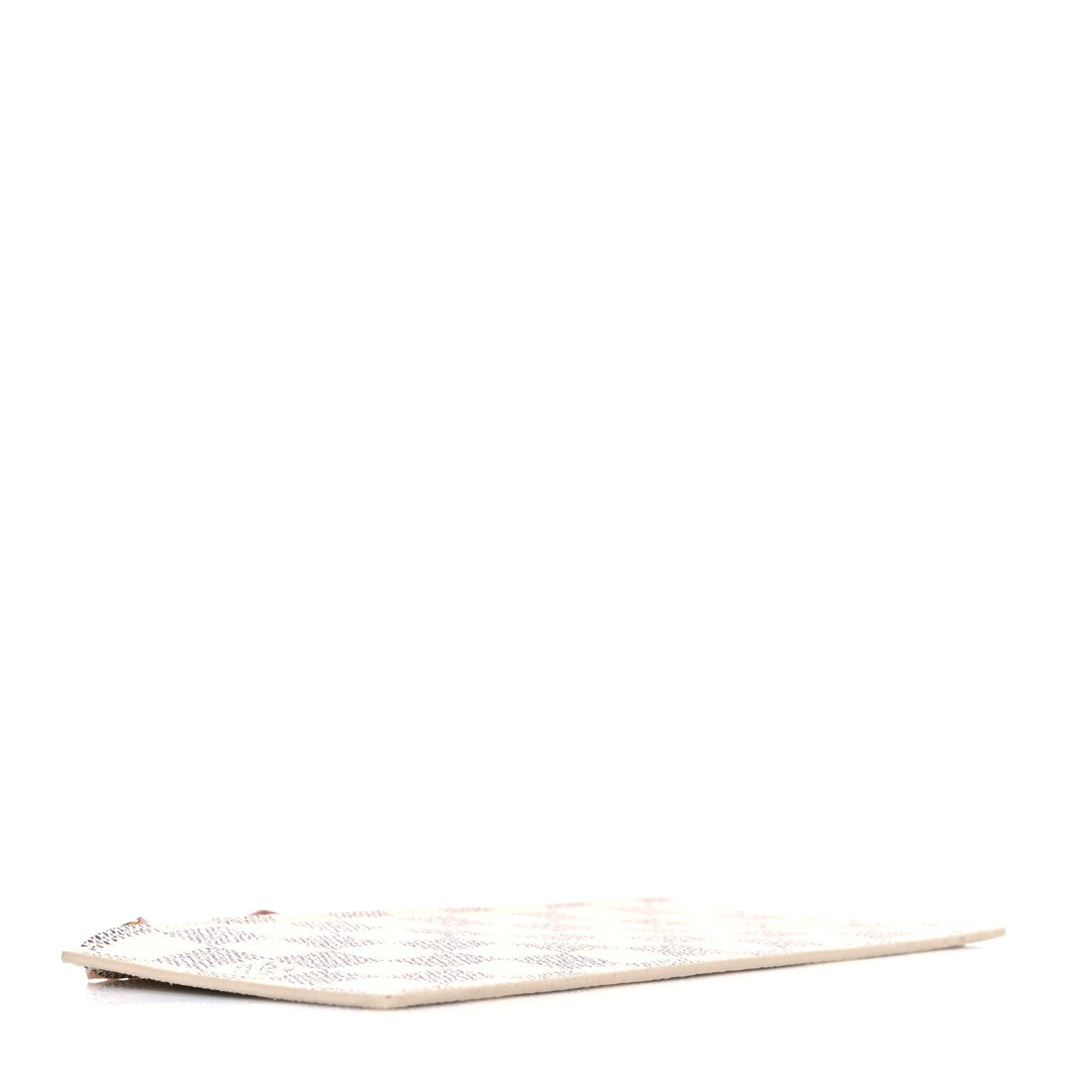 Damier Azur Felicie Chain Wallet Zippered Insert Rose Ballerine