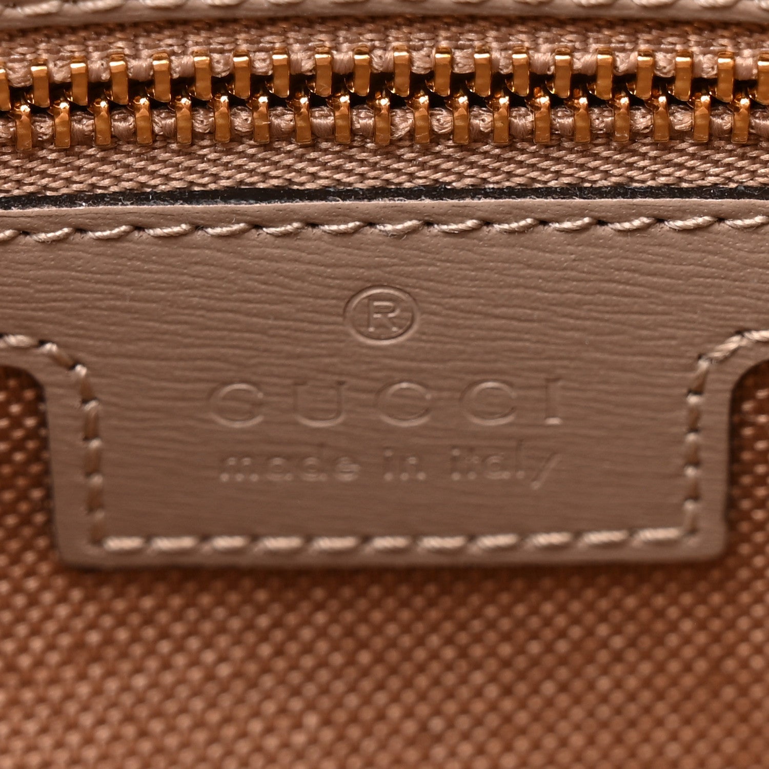GG Shadow Monogram Super Mini Ophidia Shoulder Bag Taupe