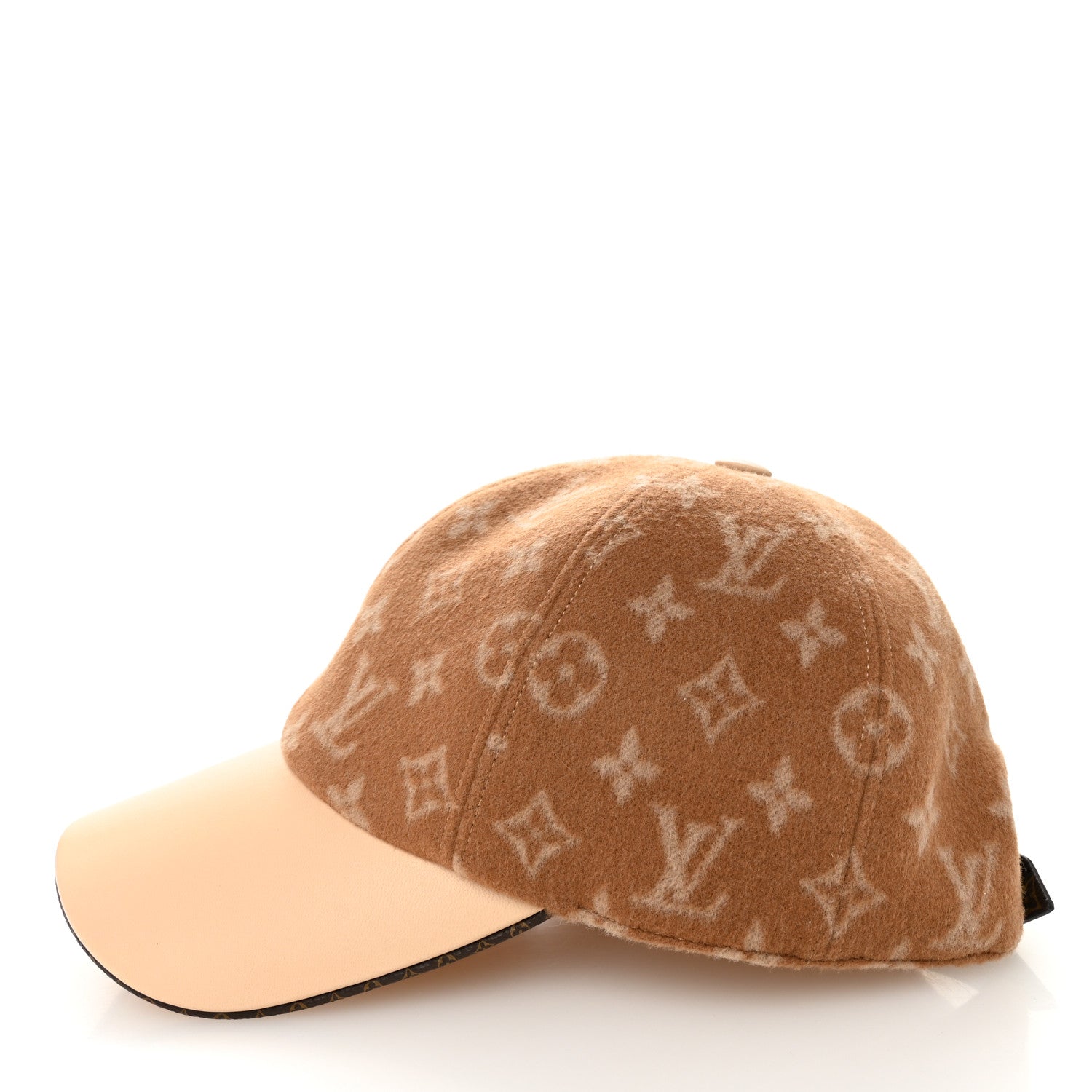 Wool Monogram Carry On Cap M Beige