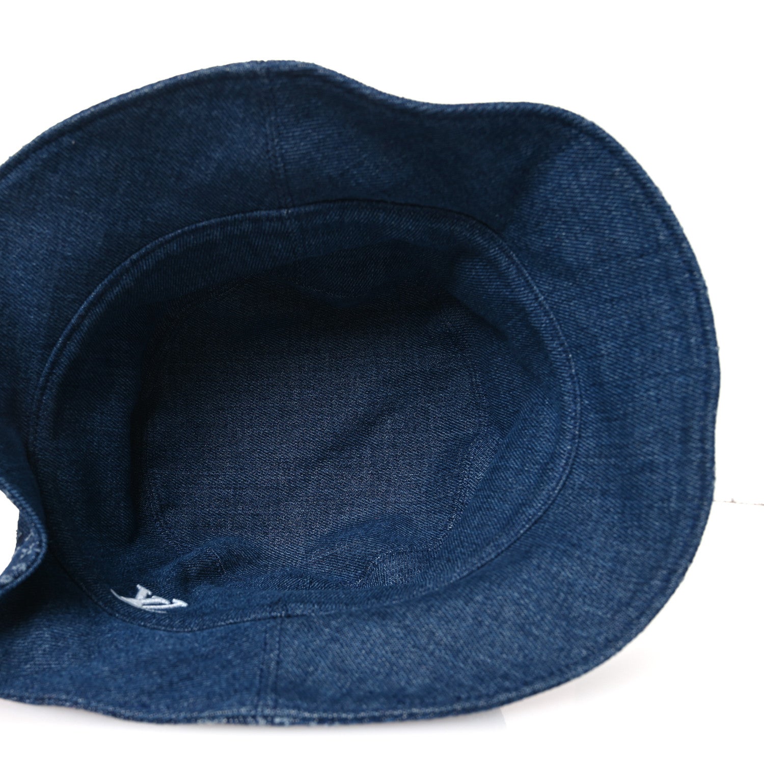 Monogram Denim Reversible Everyday Bucket Hat M Blue