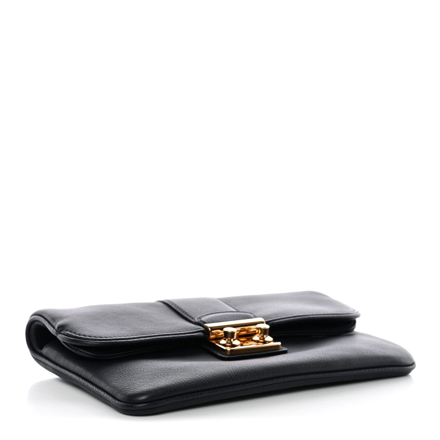 Calfskin Slim Clutch MM Sofia Coppola Cobalt