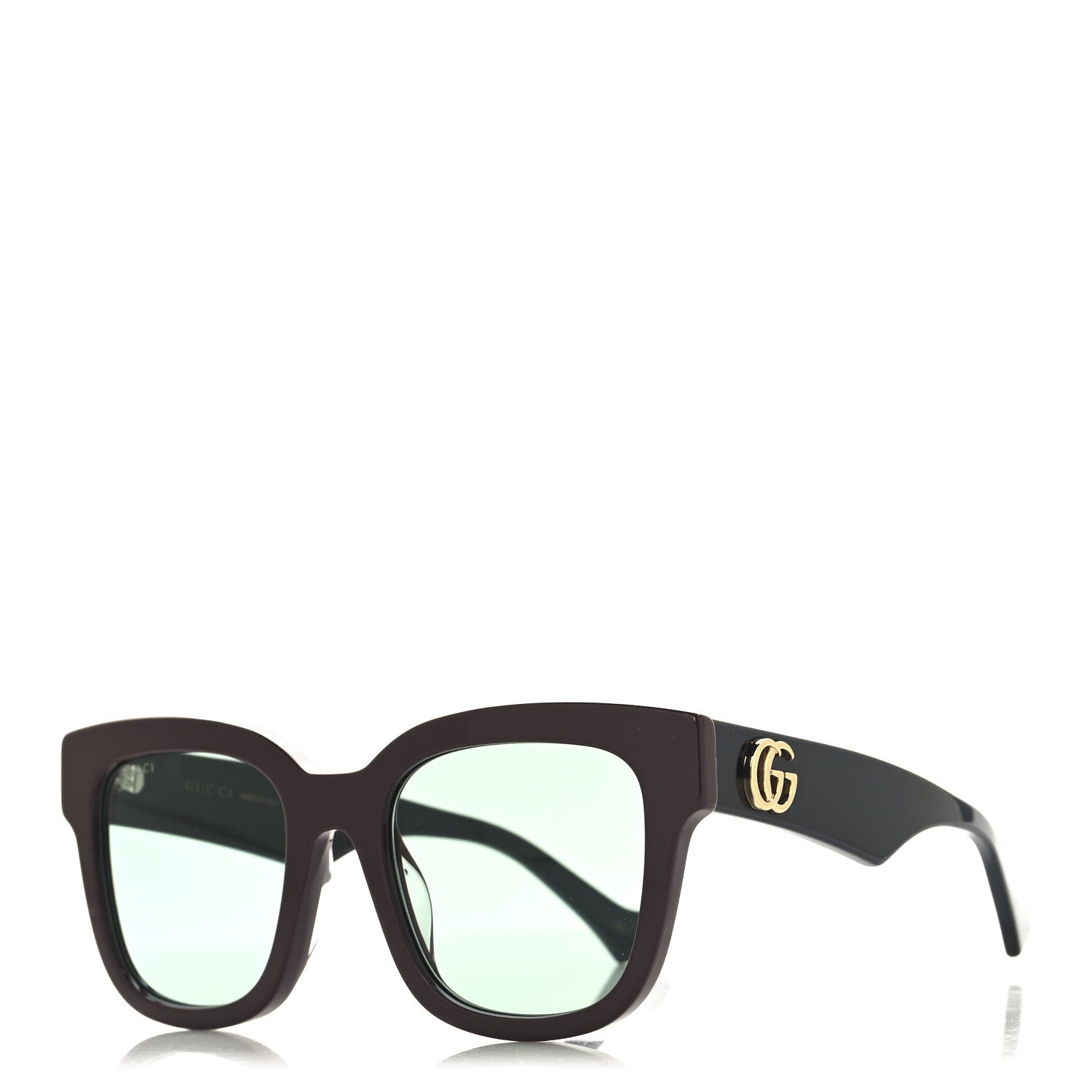 Rectangle 52mm Frame Sunglasses GG0998S Burgundy