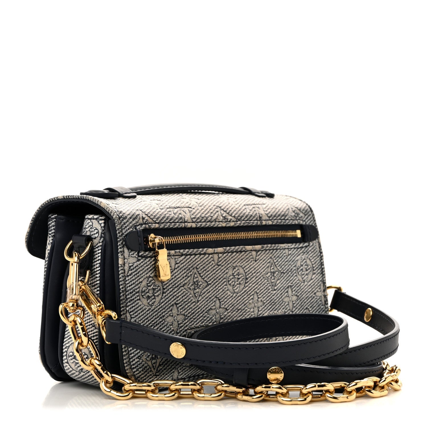 Monoglam Pochette Metis East West Blue